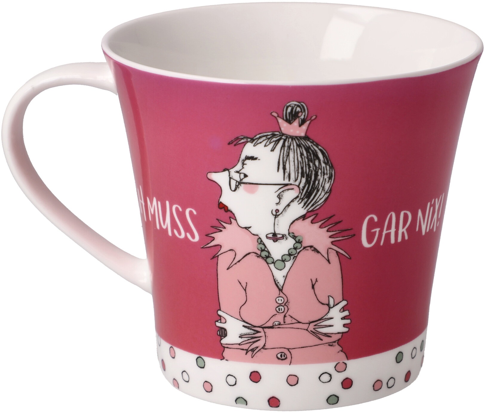 Goebel Tasse »Barbara Freundlieb«, Coffee-/Tea Mug,Barbara Freundlieb - "Ich muss gar nix"
