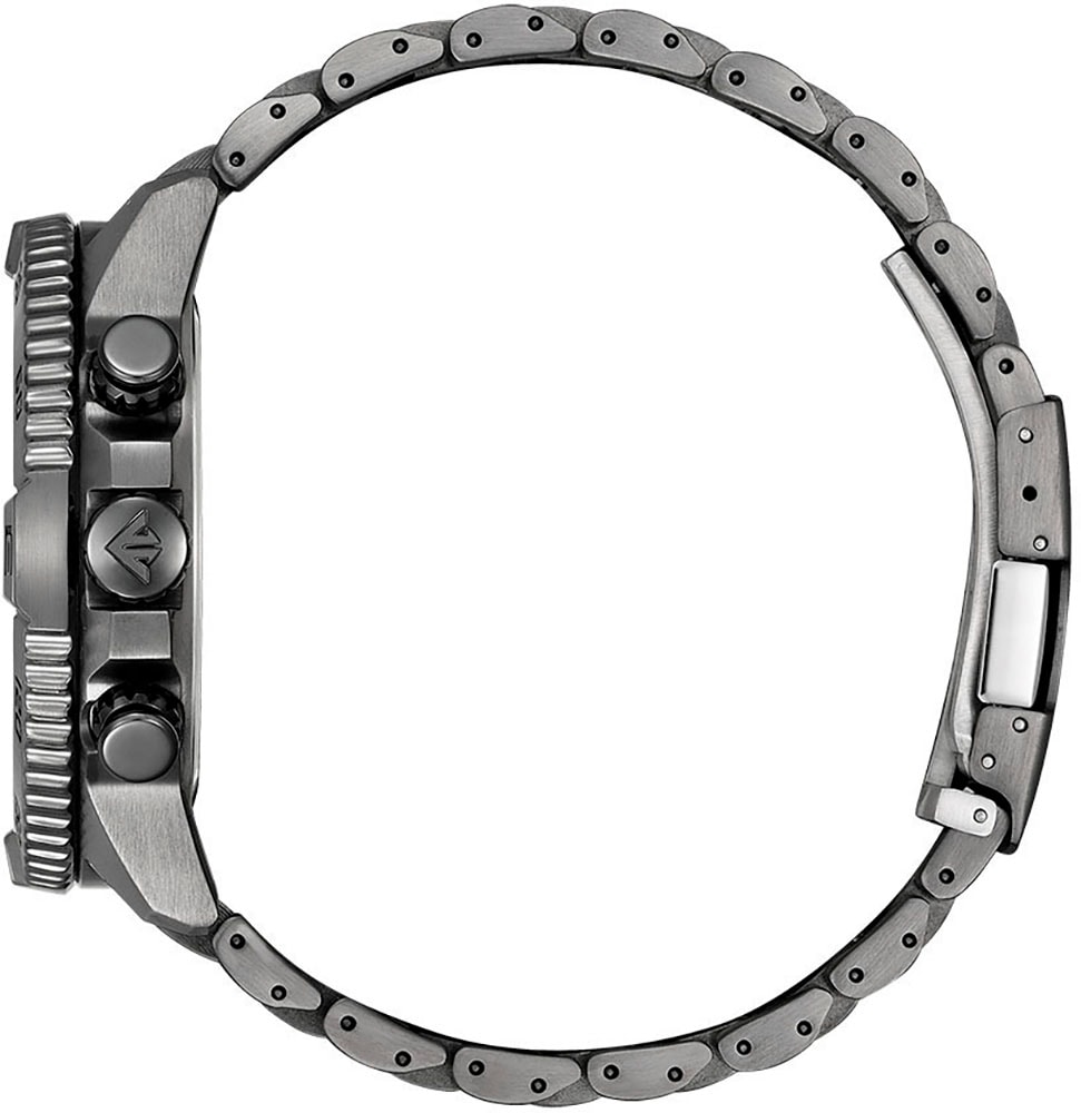 Citizen Funkchronograph »Promaster Eco-Drive Navihawk«, Armbanduhr, Herrenuhr, Solar, Stoppfunktion, Edelstahlarmband