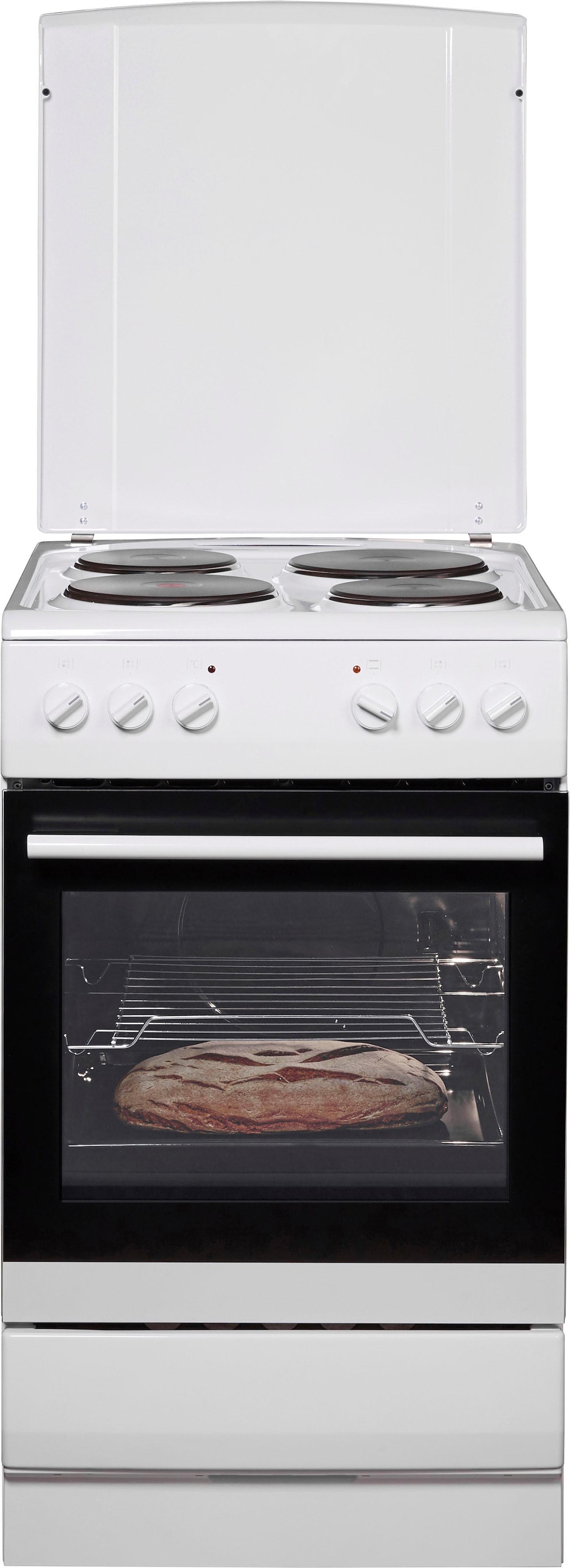 Amica Platten-Standherd »SHE 11511-1 W«, SteamClean