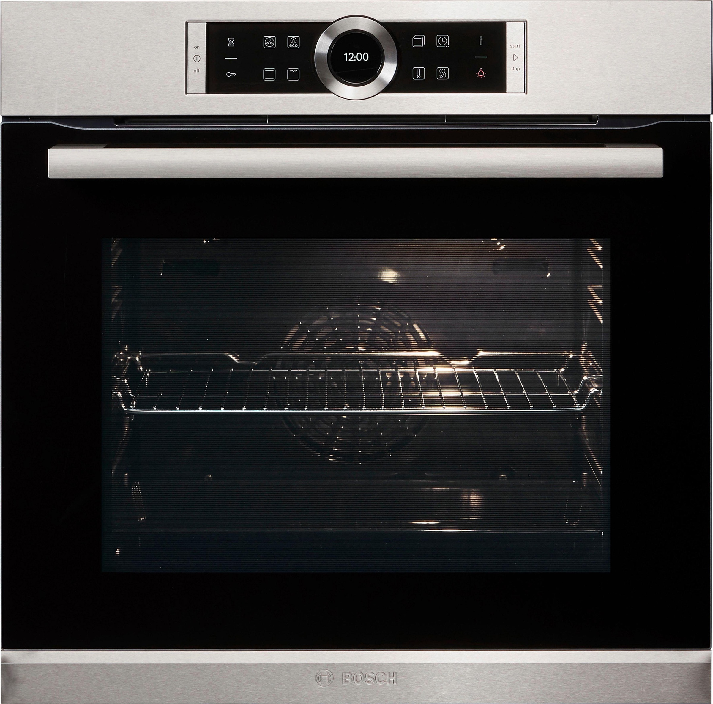 3. Bild von BOSCH Einbaubackofen »HBG632TS1«, 8, HBG632TS1, mit 3-fach-Teleskopauszug