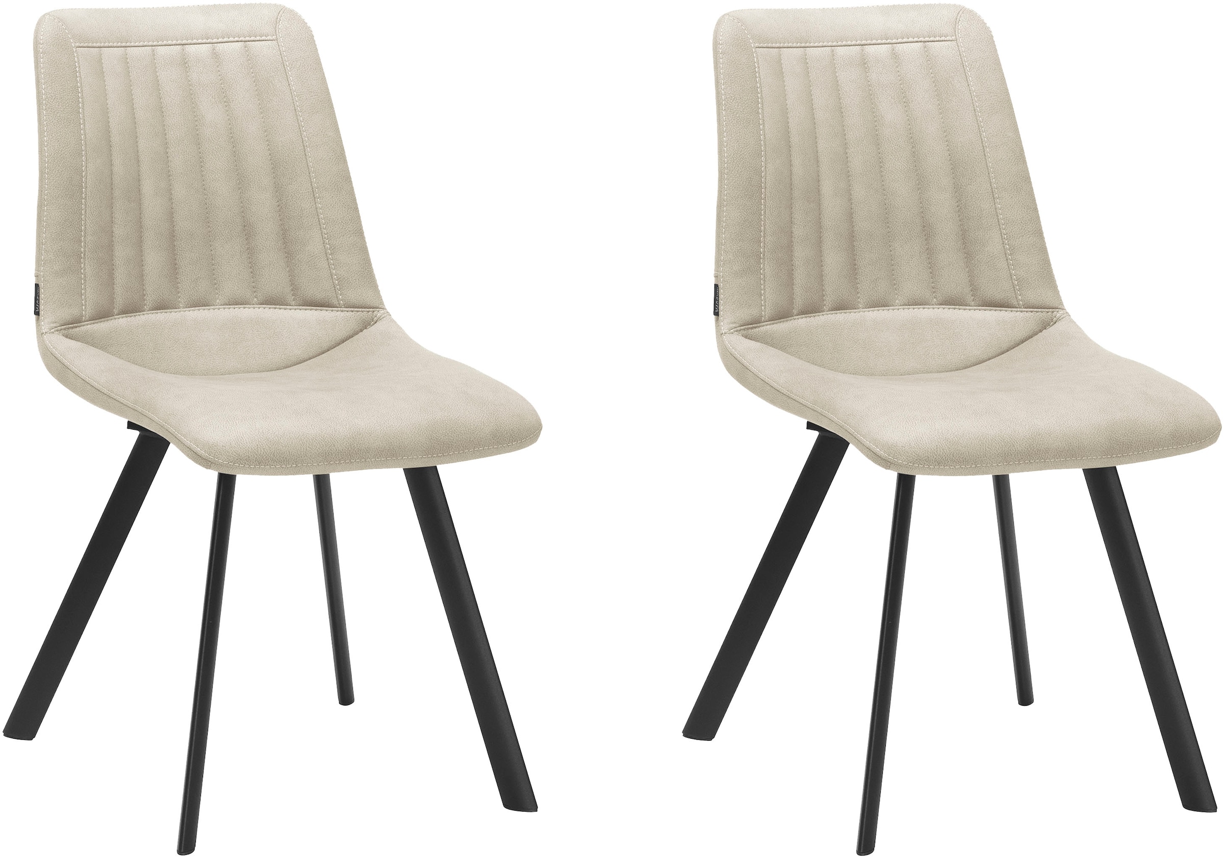 OMG Design Esszimmerstuhl »Pluto«, (Set), 2 St., Stoff, pflegeleichte Micro günstig online kaufen