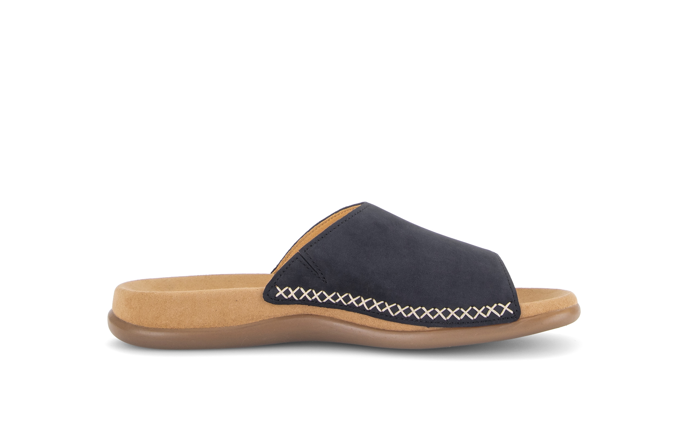 Gabor Pantolette  Sommerschuh, Schlüpfschuh mit Kontrastnähten