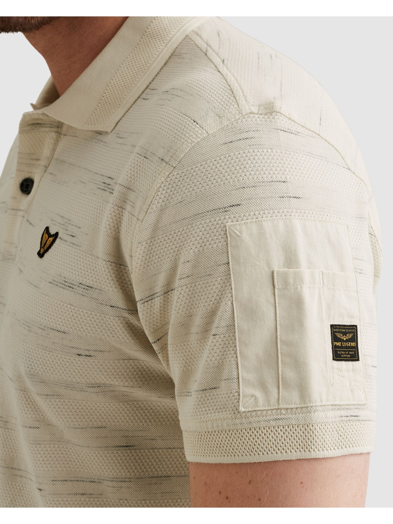PME LEGEND Poloshirt mit Logo Stickerei