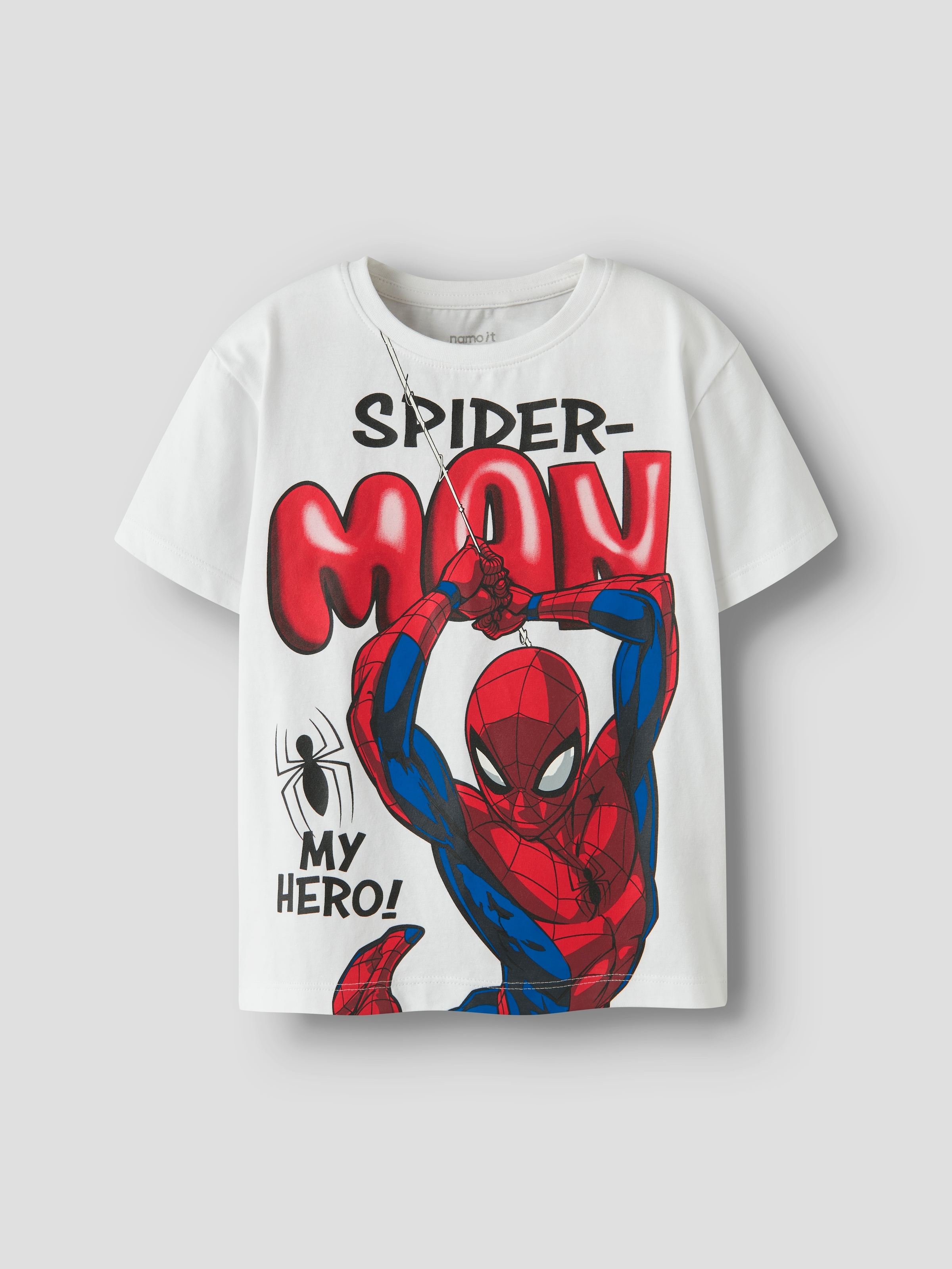 Name It Kurzarmshirt »NMMMARVIN SPIDER SS NREG TOP  NOOS MAR« Baumwollmischung, Spider-Man Druck