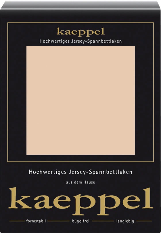 Kaeppel Spannbettlaken »Single Jersey Mako Cotton«, Bettlaken aus 100% Baum günstig online kaufen