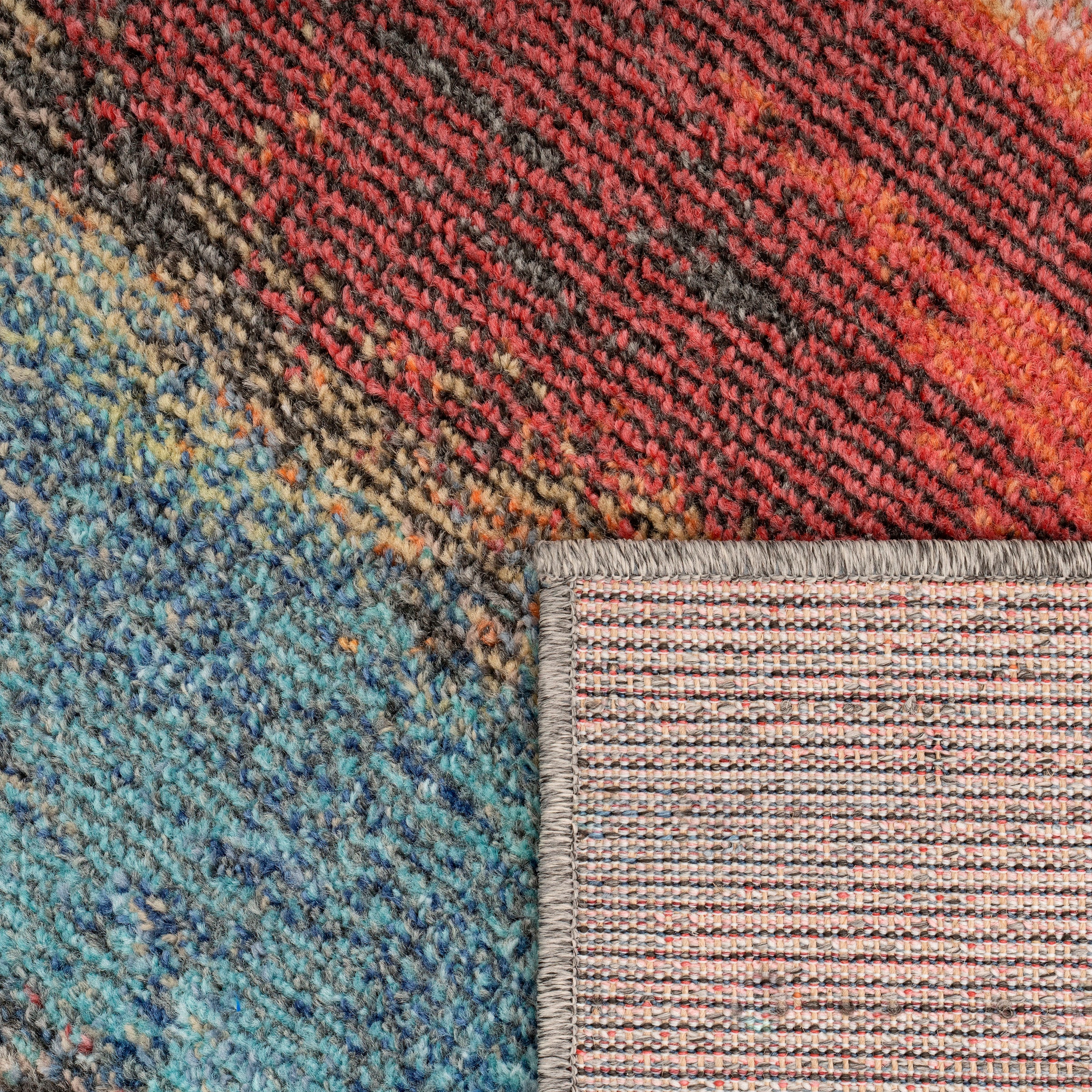 Paco Home Teppich »Ryan 931«, rechteckig, 12 mm Höhe, Kurzflor, modernes abstraktes Design, Wohnzimmer, Schlafzimmer