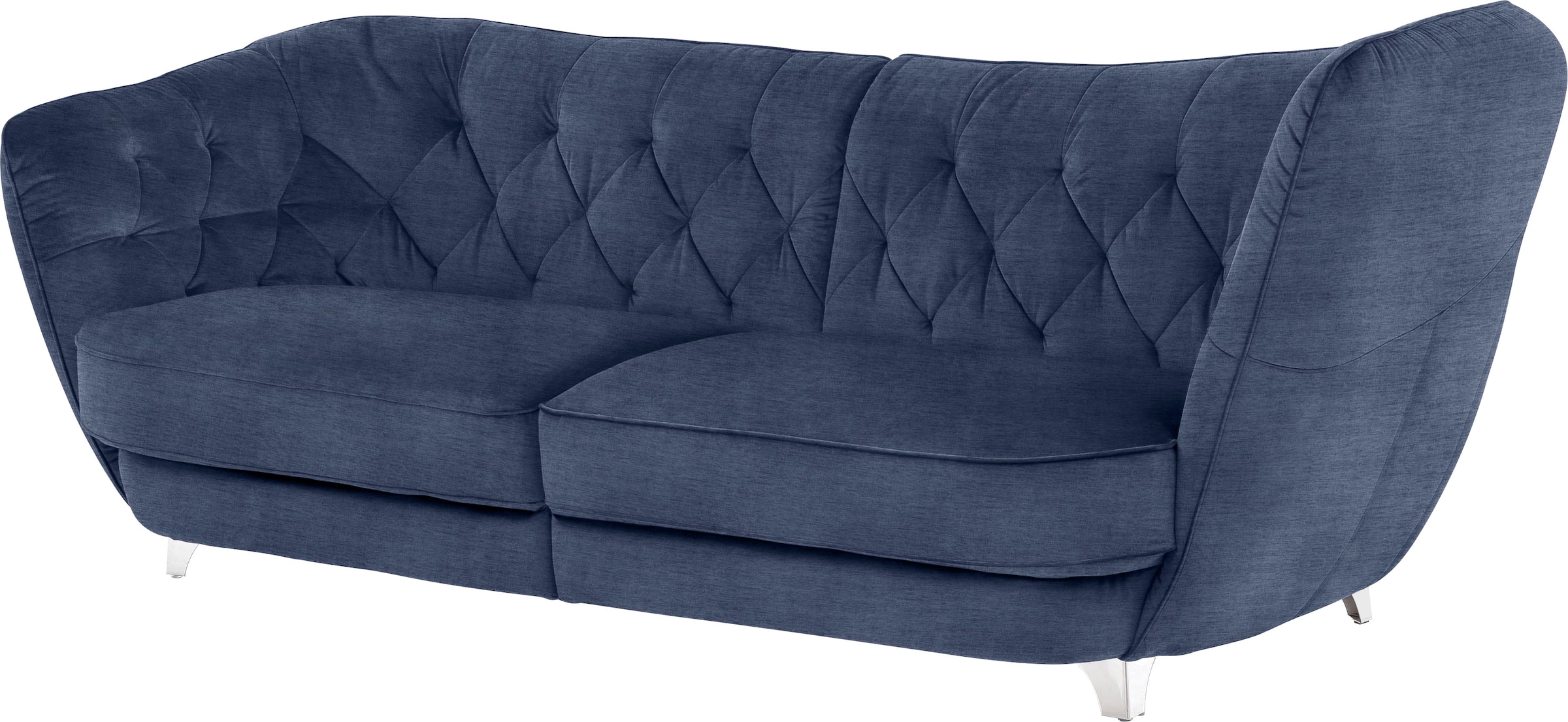 Leonique Big-Sofa »Retro«, stylischer Hochlehner günstig online kaufen
