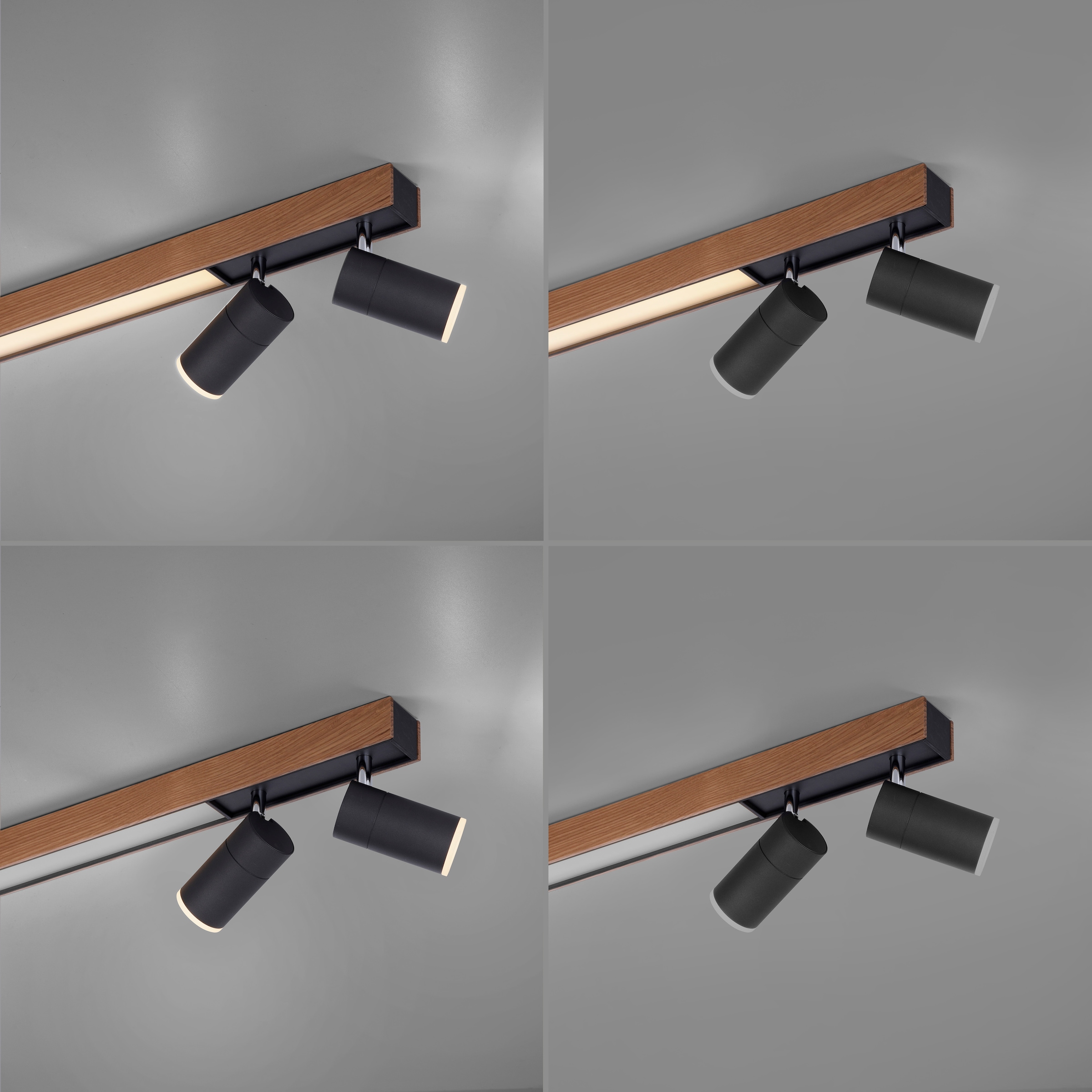 Neuhaus PURE LED Deckenleuchte »PURE Lines Spot« LED-Board 1 Stk. warmweiß - kaltweiß Spots dreh- und schwenkbar, CCT, dimmbar