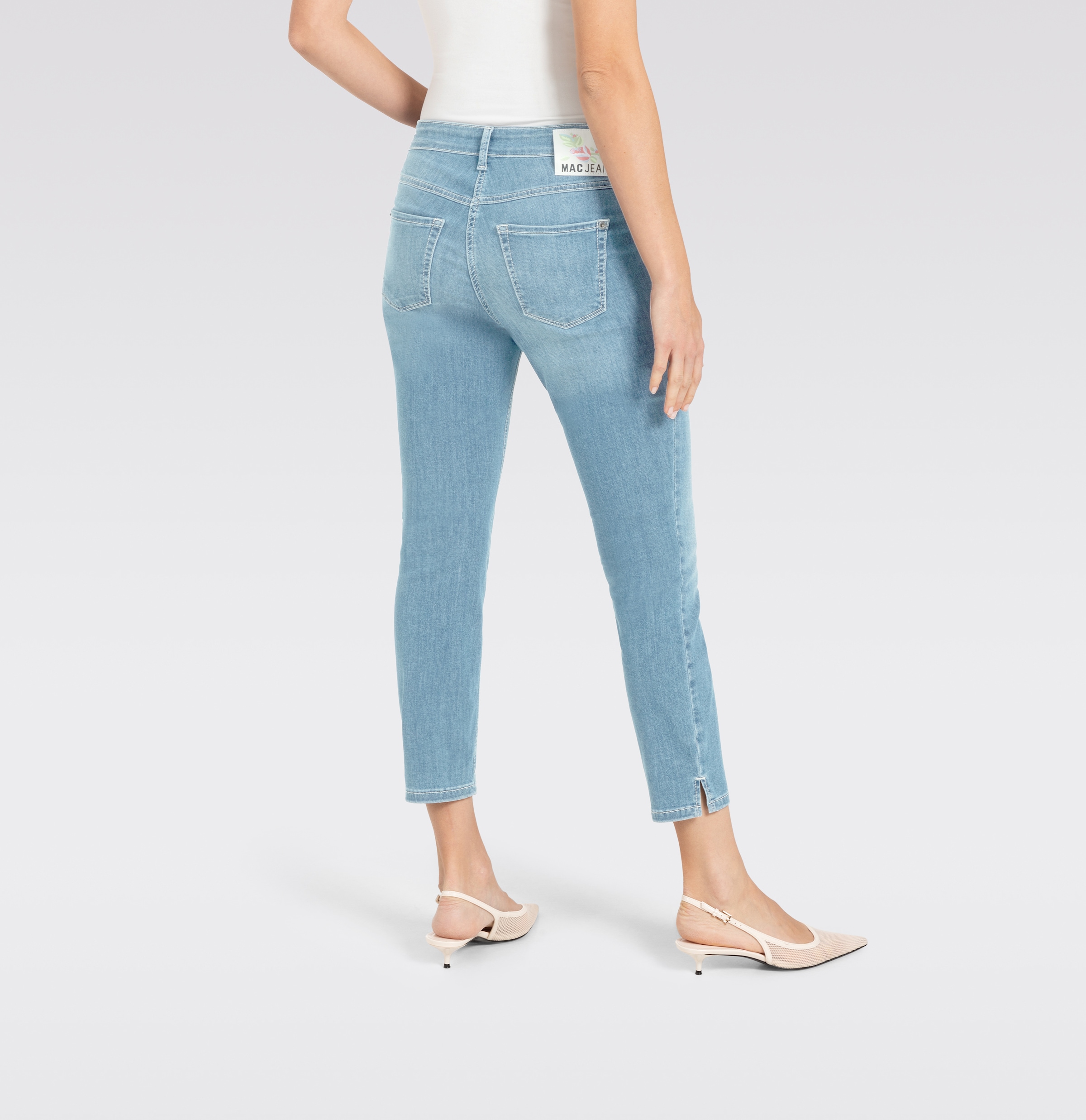 MAC 7/8-Jeans »Dream Summer«, verkürzt mit Schlitz am Saum