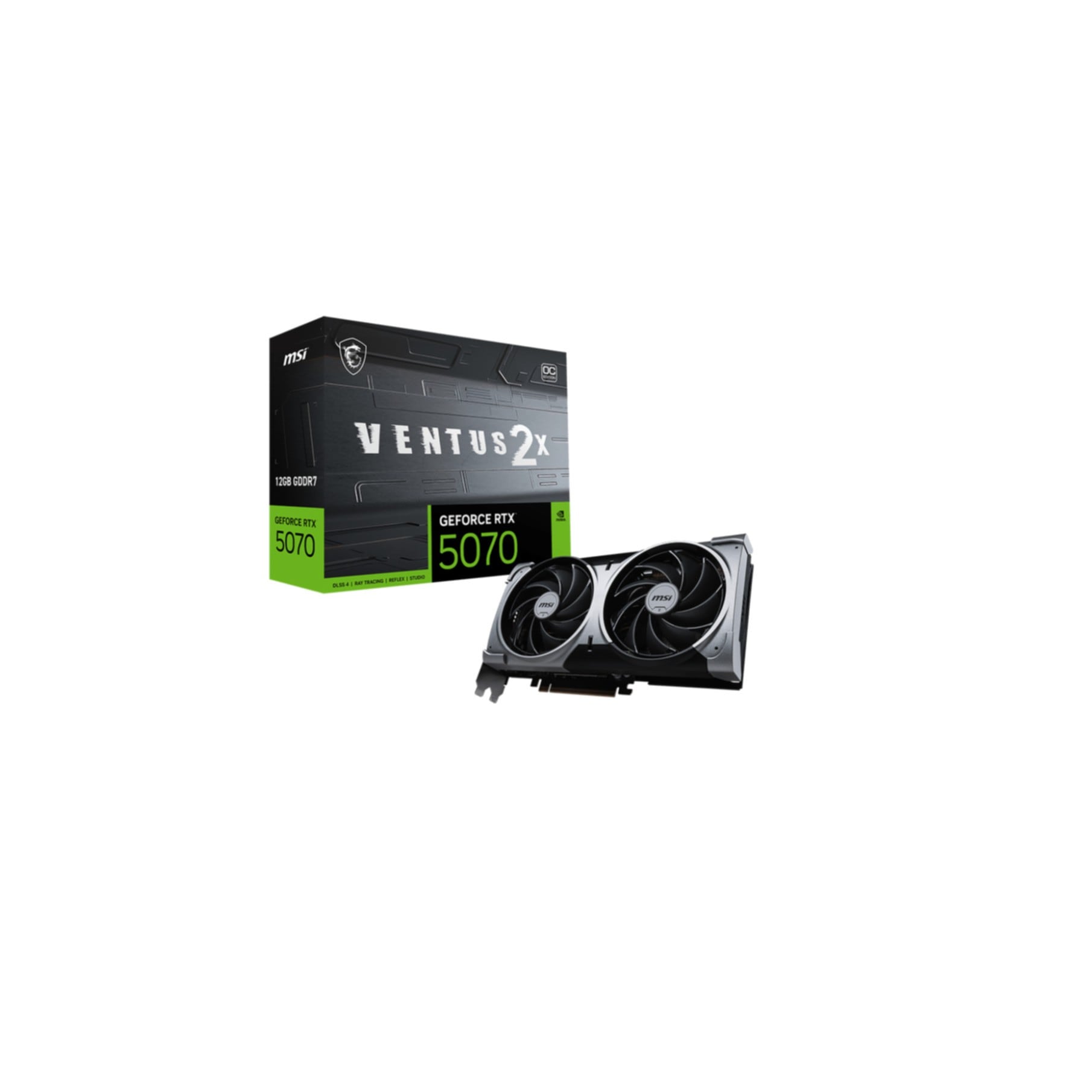 MSI Grafikkarte »GeForce RTX 5070 12G VENTUS 2X OC«