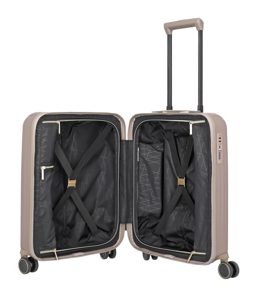 travelite Hartschalen-Trolley »BARBARA & travelite | BARBARA NOVELTY, verschiedene Größen und Farben«, 4 Rollen, Hartschalen-Kofferset Reisegepäck Volumenerweiterung bei M