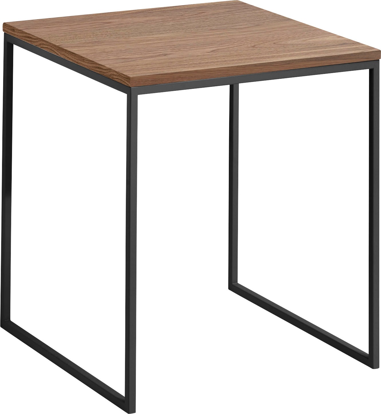 now! by hülsta Couchtisch »CT 17«, quadratisch, Höhe 54,5 cm, mit grauem Gestell
