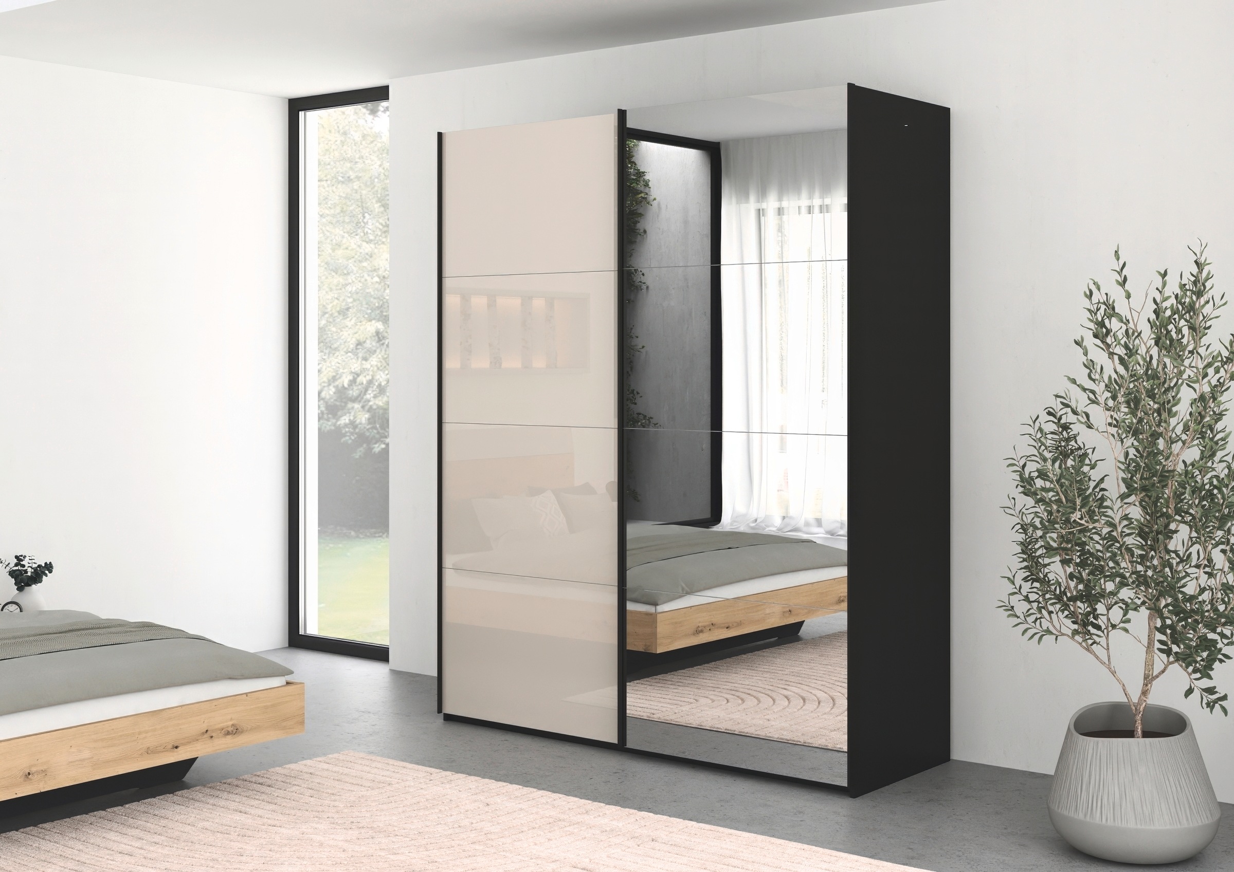 rauch Schwebetürenschrank »Kleiderschrank Schrank Garderobe Schlafzimmersch günstig online kaufen