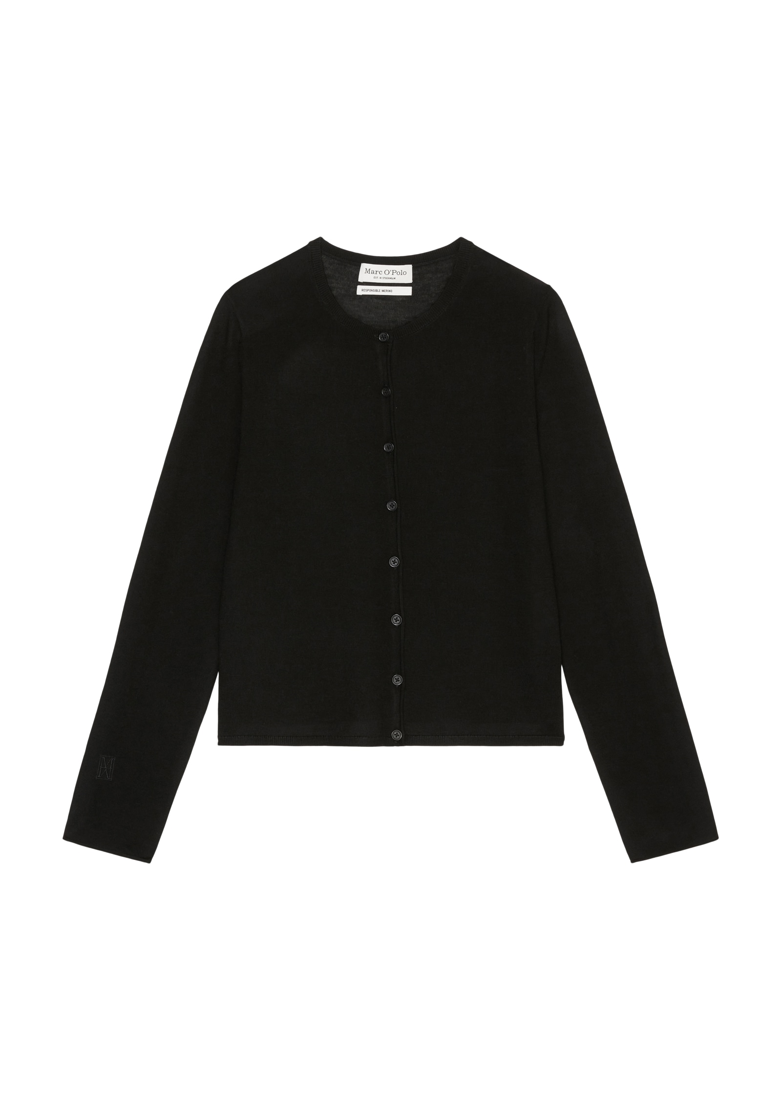 Marc O'Polo Strickjacke, mit durchgehender Knopfleiste