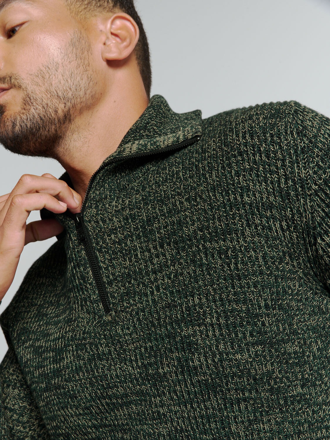 NO EXCESS Rollkragenpullover »No Excess Hochgeschlossener Pullover«