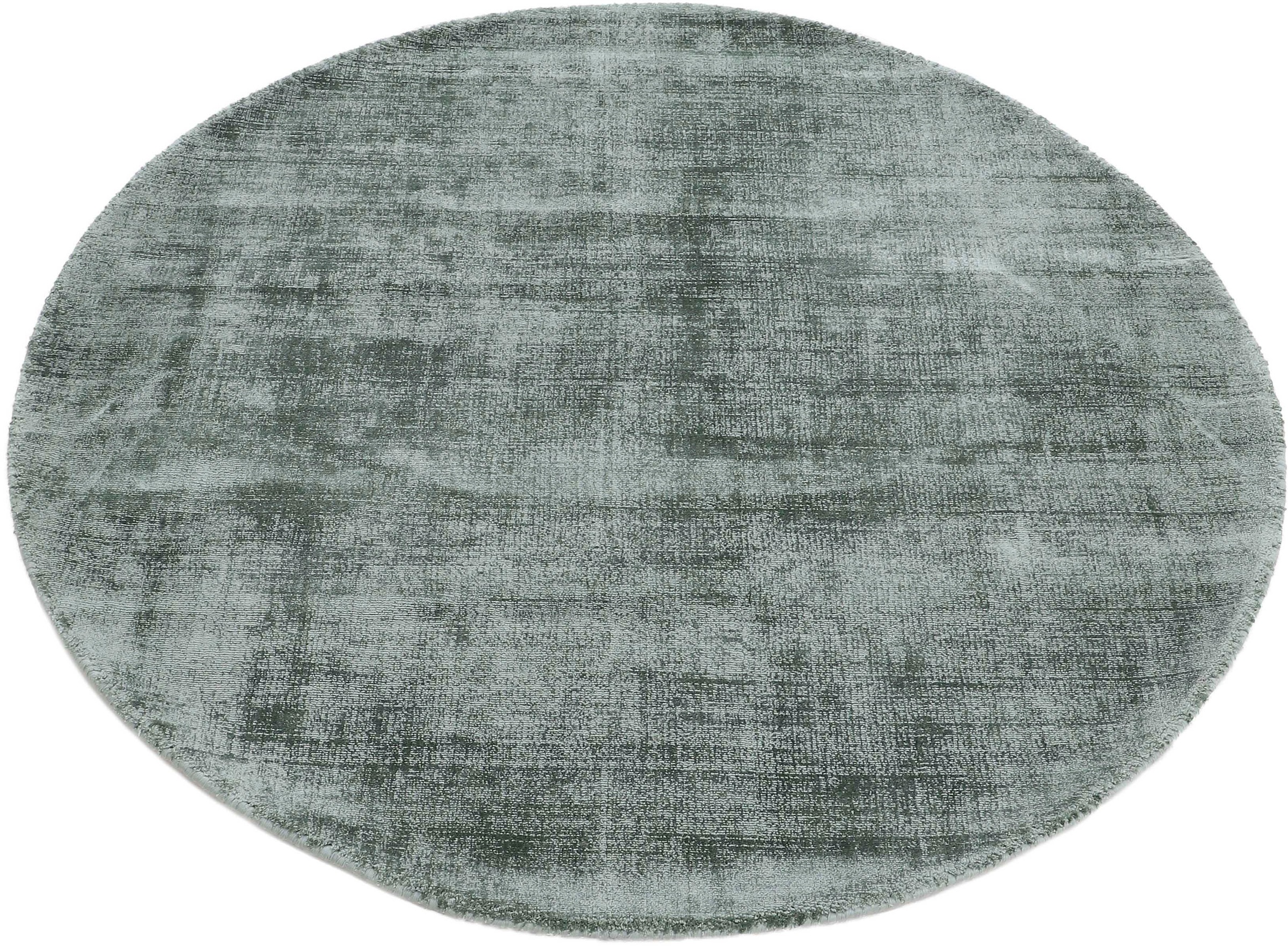 carpetfine Teppich »Ava Viskoseteppich«, rund, 13 mm Höhe, Seidenoptik, leichter Glanz, Wohnzimmer