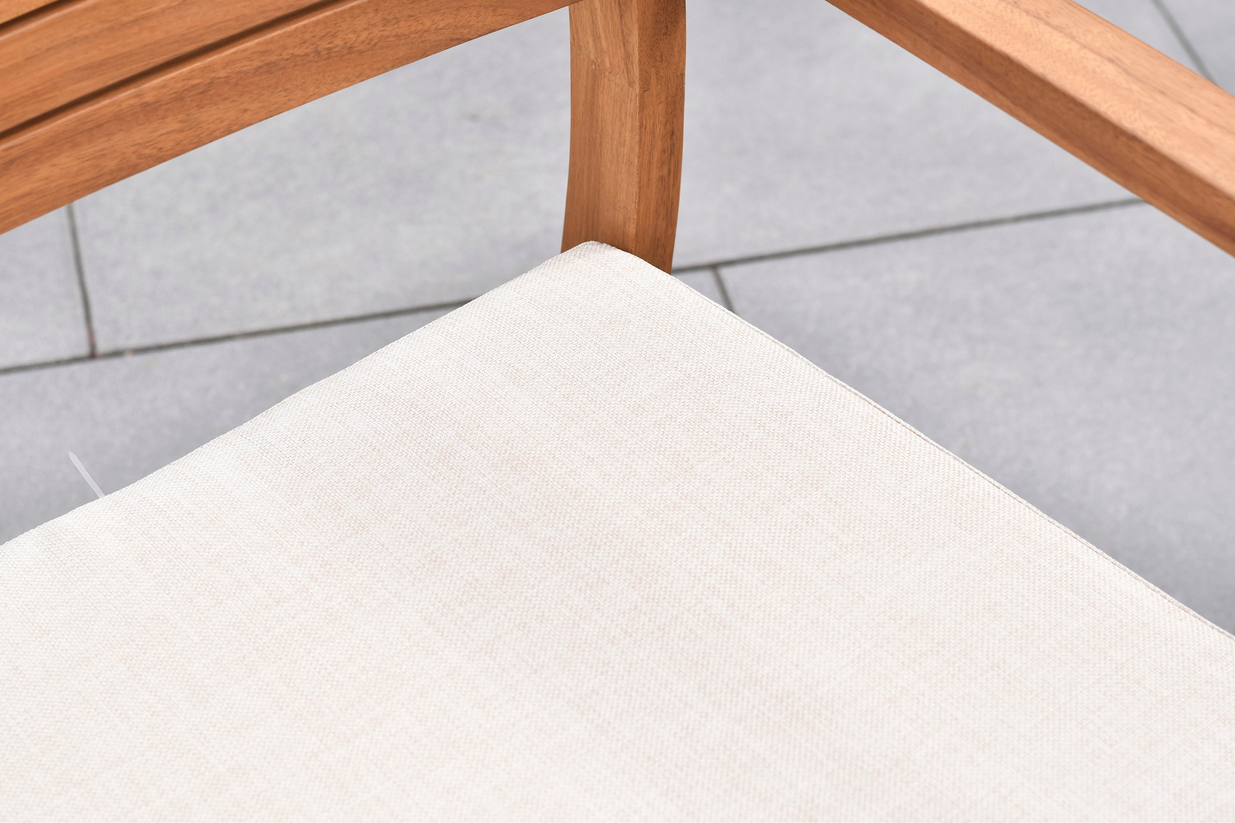 MERXX Garten-Essgruppe »»Batavia««, (Set, 17 tlg., Tisch doppelt ausziehbar: 100x 180/220/260x 75 cm), moderne Landhausoptik in warmen Holznuancen