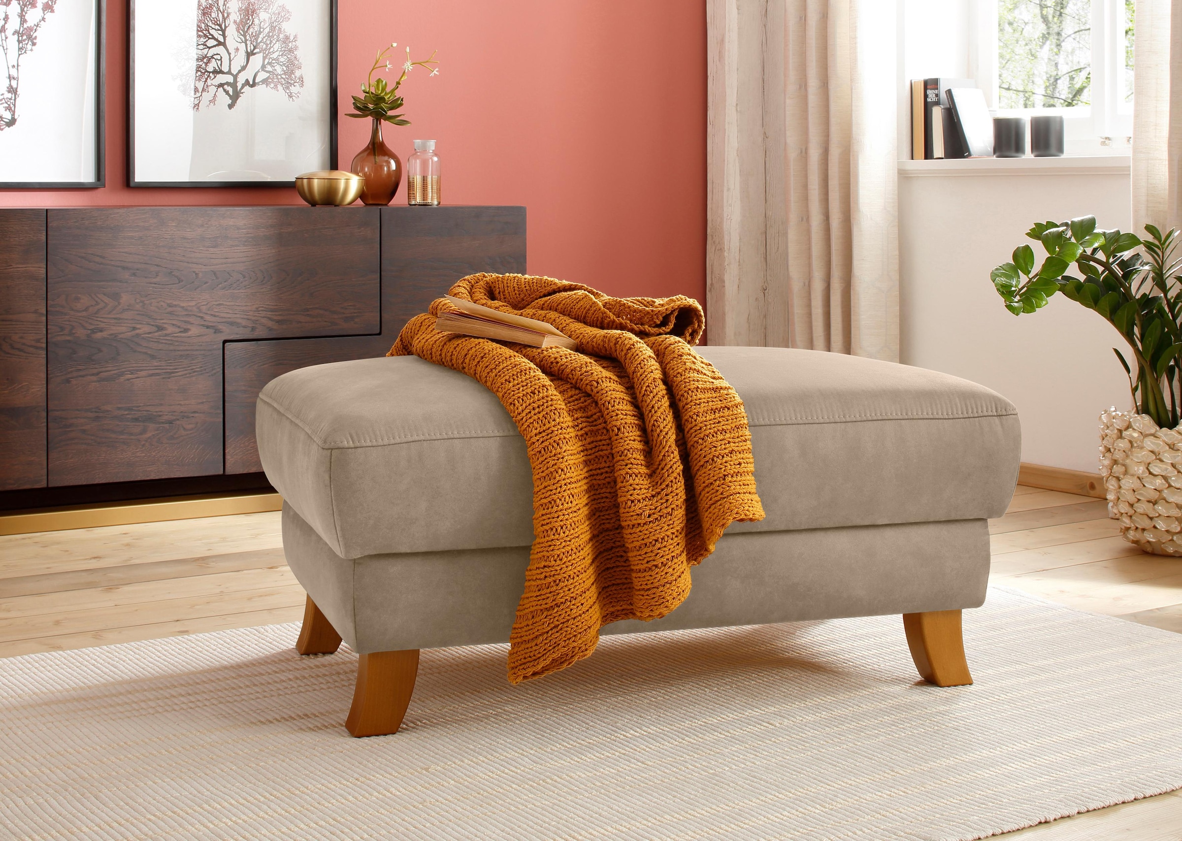 Home affaire Hocker »Trondheim«, mit Stauraum und Federkern