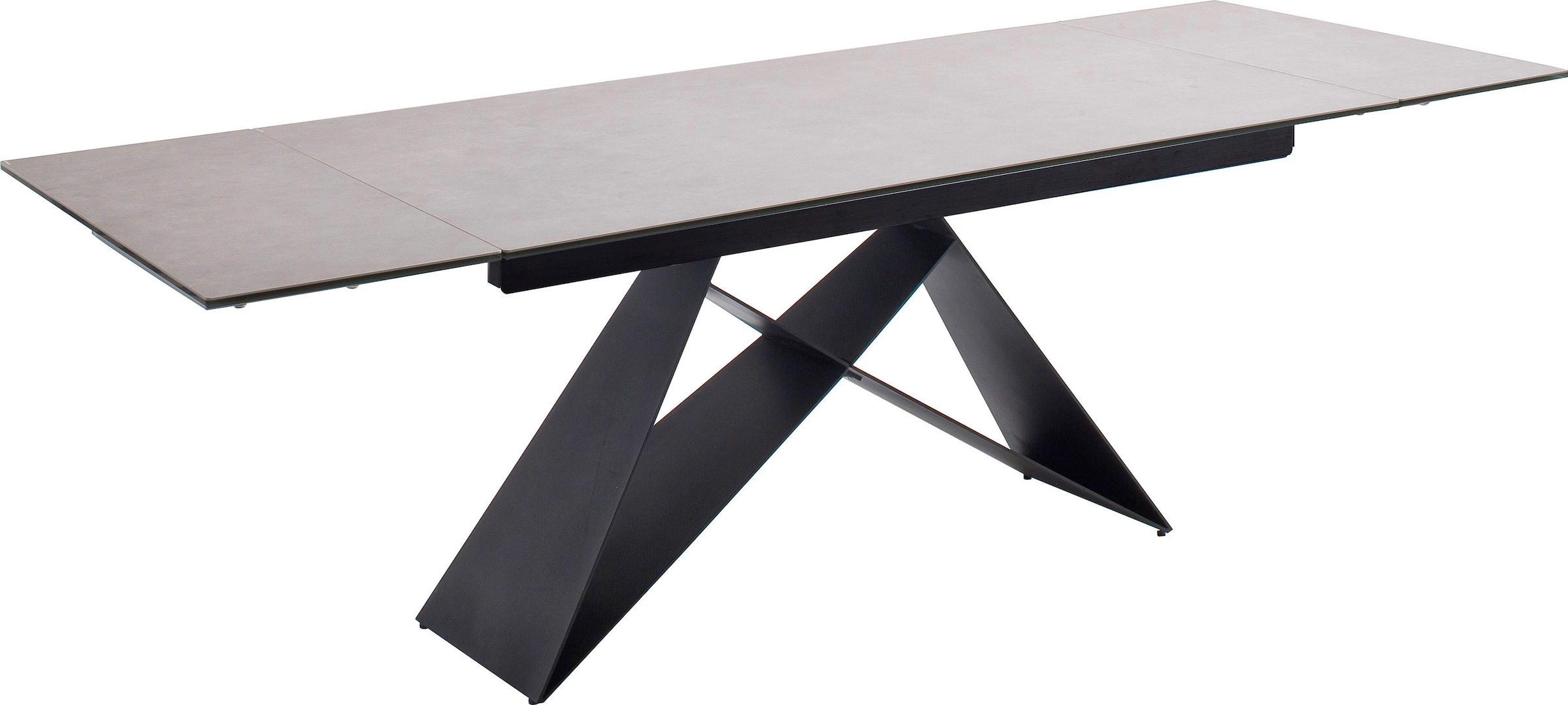 MCA furniture Esstisch »Kobe«, Esstisch Glas-Keramik mit Stirnauszug günstig online kaufen
