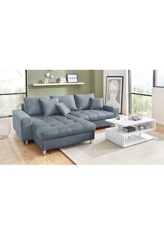 Nova Via Ecksofa, wahlweise mit Kaltschaum (140kg Belastung/Sitz), RGB-LED-Beleuchtung... kaufen Nova Via Ecksofa, wahlweise mit Kaltschaum (140kg Belastung/Sitz), RGB-LED-Beleuchtung... kaufen