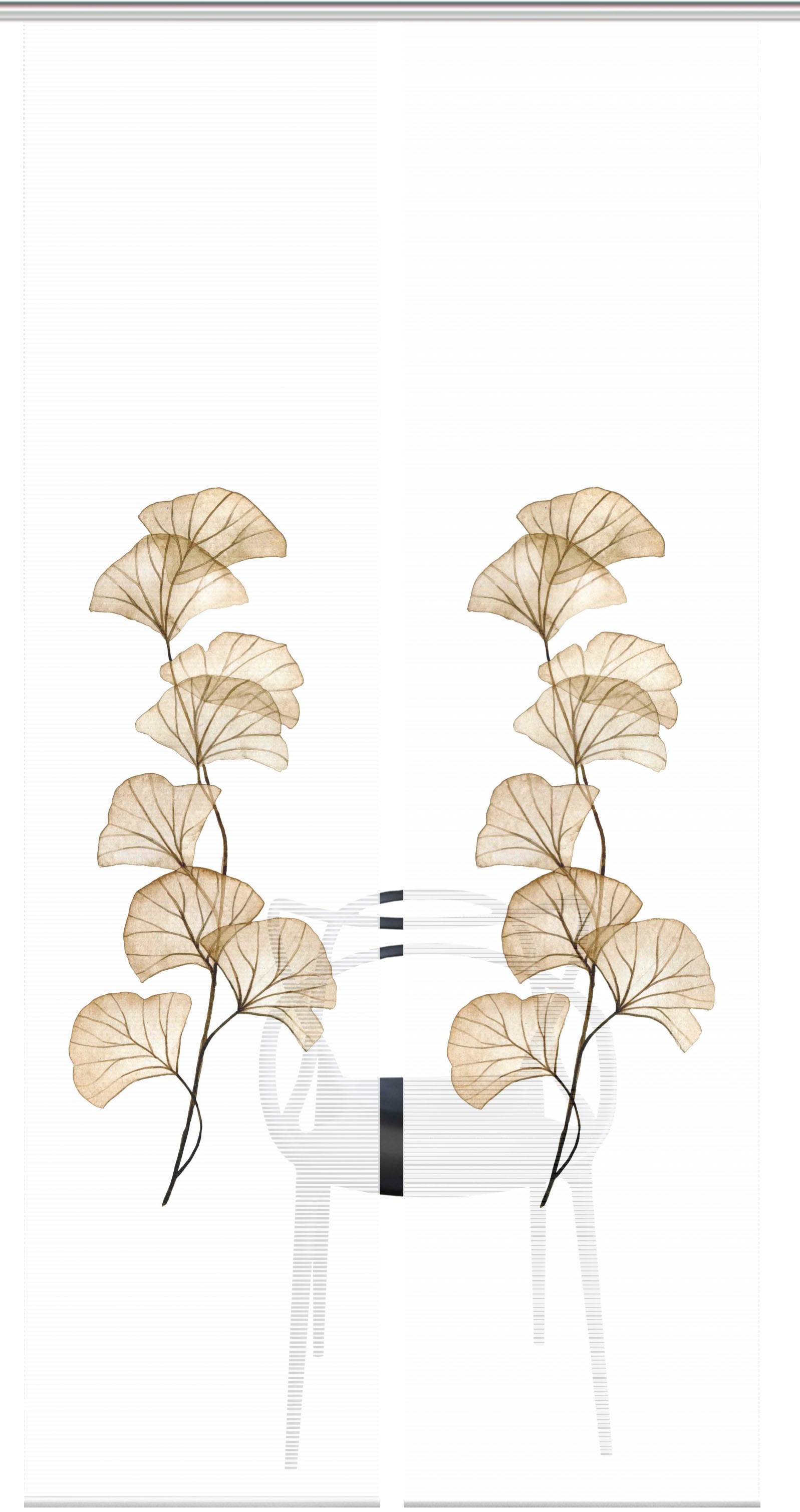 Vision S Schiebegardine »BERTO 2er SET« Paneelwagen 2 Stk. tlg. Schiebevorhang Digidruck 2er Set BERTO