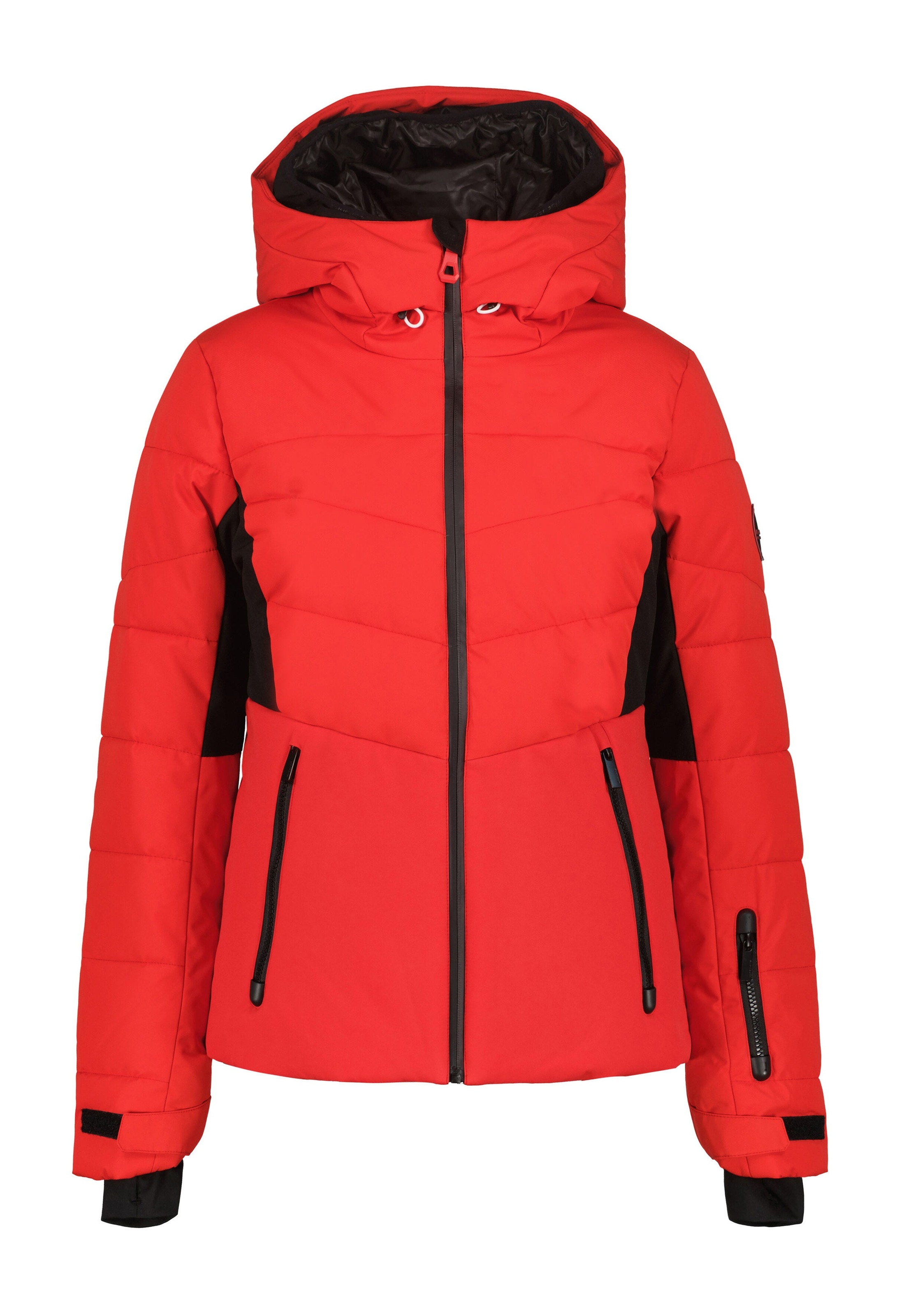 ICEPEAK Skijacke »EVELETH« 1 Stk. tlg. mit Kapuze mit Reißverschluss KORALLENROT 40 40 PFC-freie Imprägnierung und pflegeleichtes Material für...