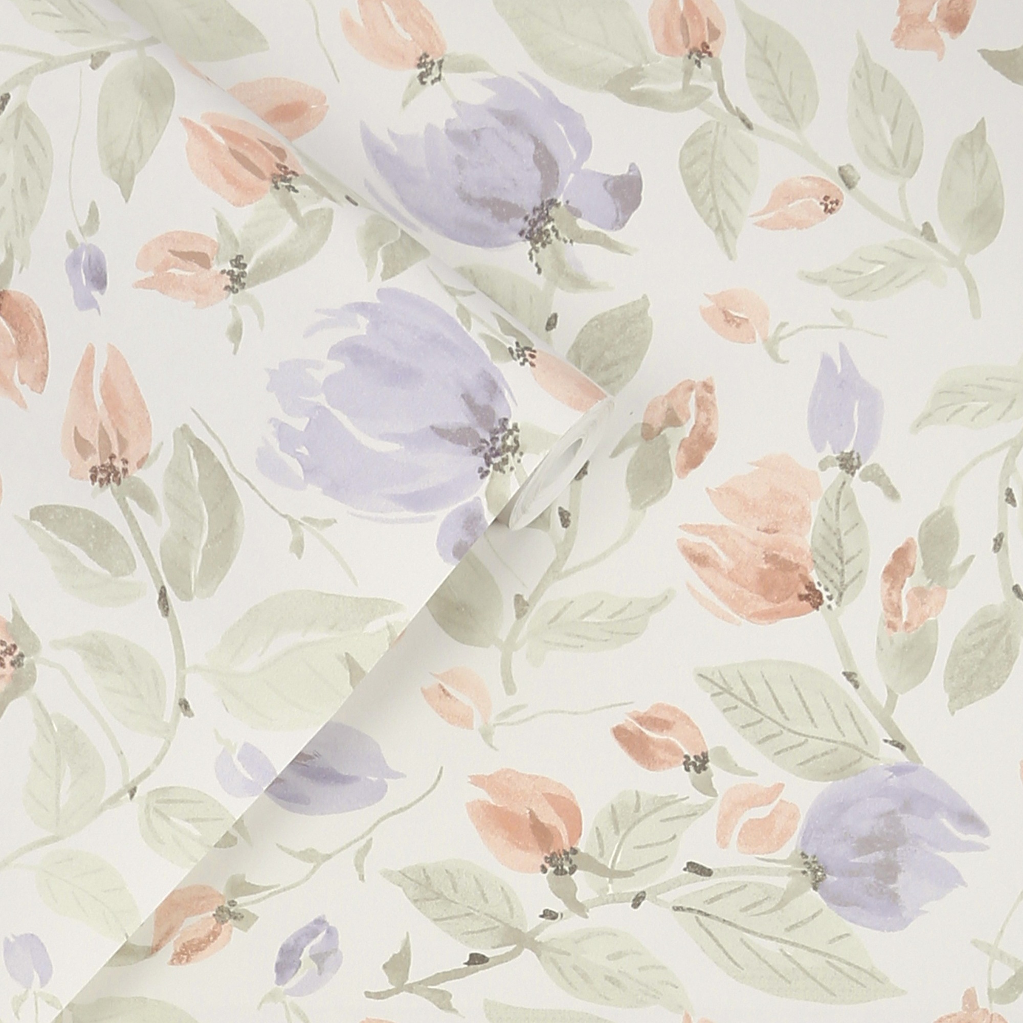 LAURA ASHLEY Vliestapete »Orisia Peony« neutral glatt 10mx52cm (ca. 5m2)