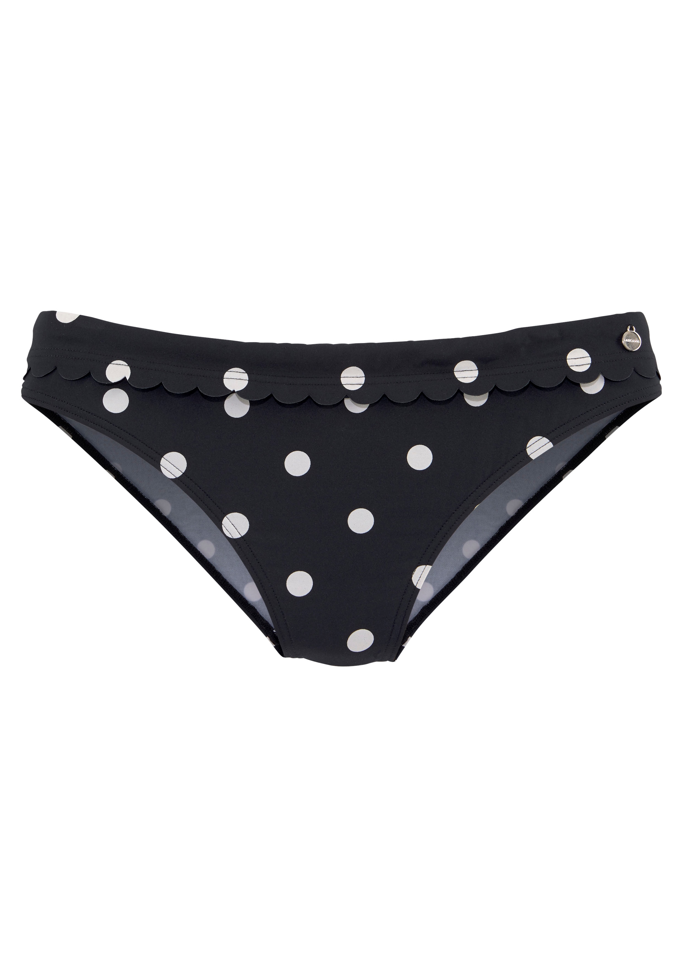 2. Bild von LASCANA Bikini-Hose »Jada«, mit Umschlagbund und Muschelkante