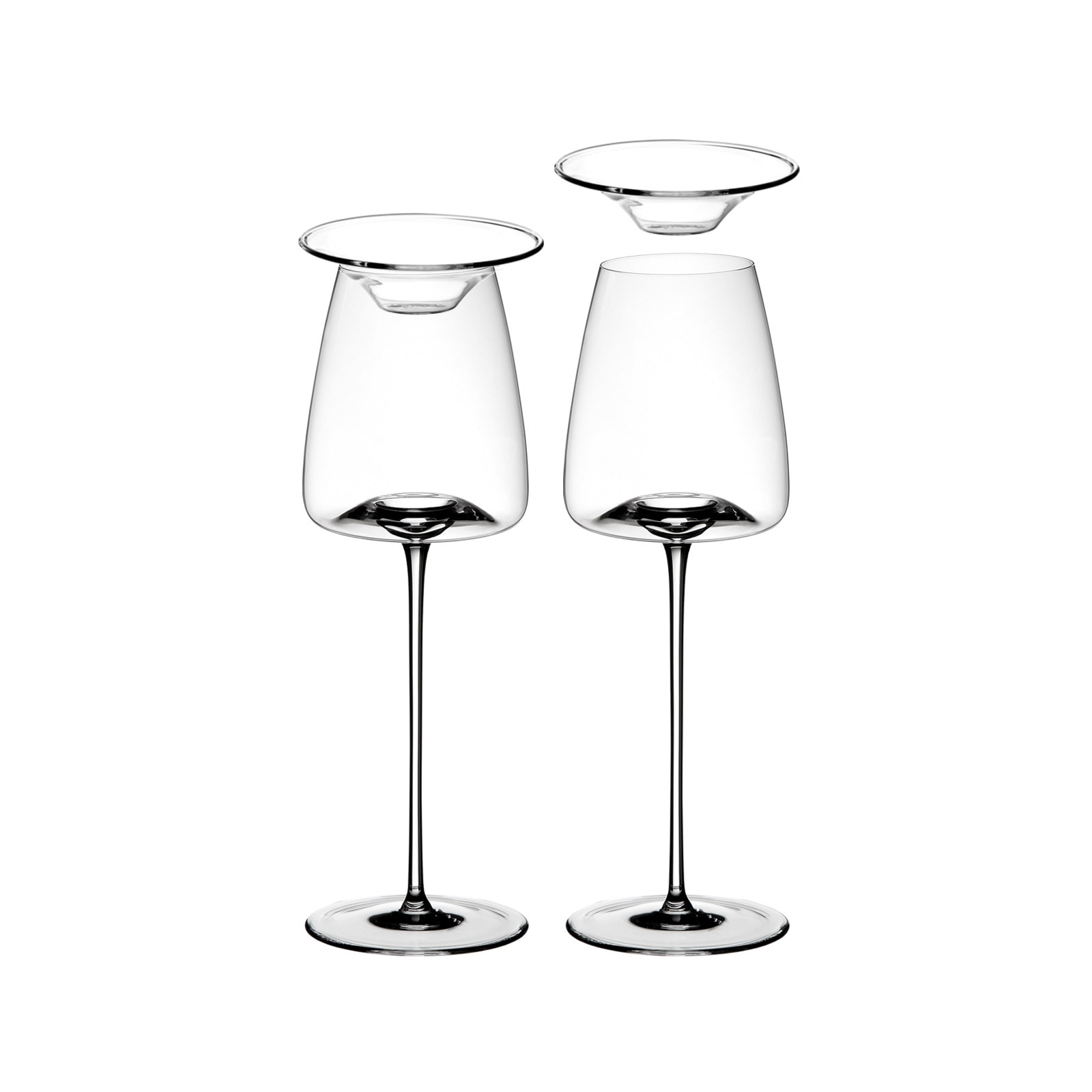ZIEHER Weißweinglas »Weingläser + Deckel Vision Fresh 340 ml 2er Set transp günstig online kaufen