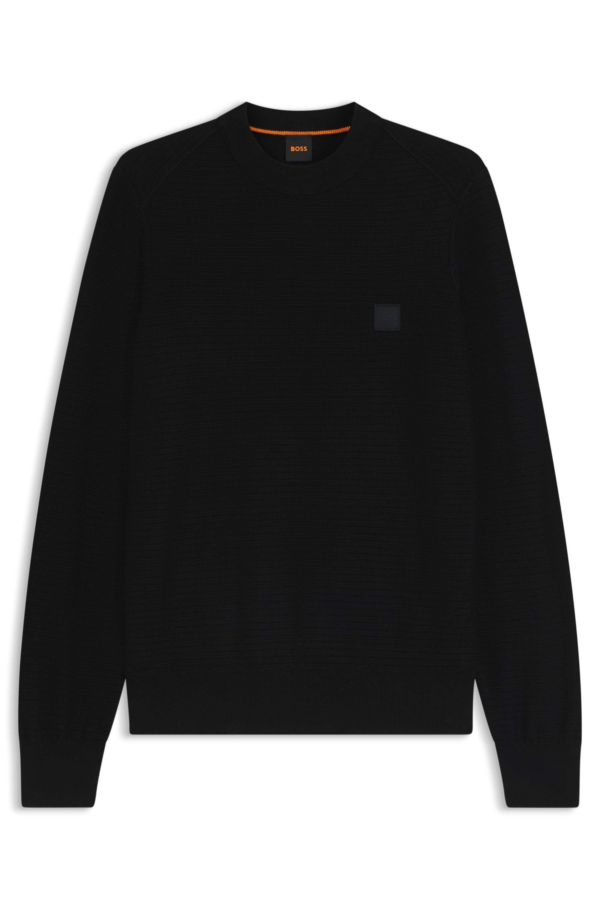 BOSS ORANGE Strickpullover »Anion«, mit BOSS-Badge