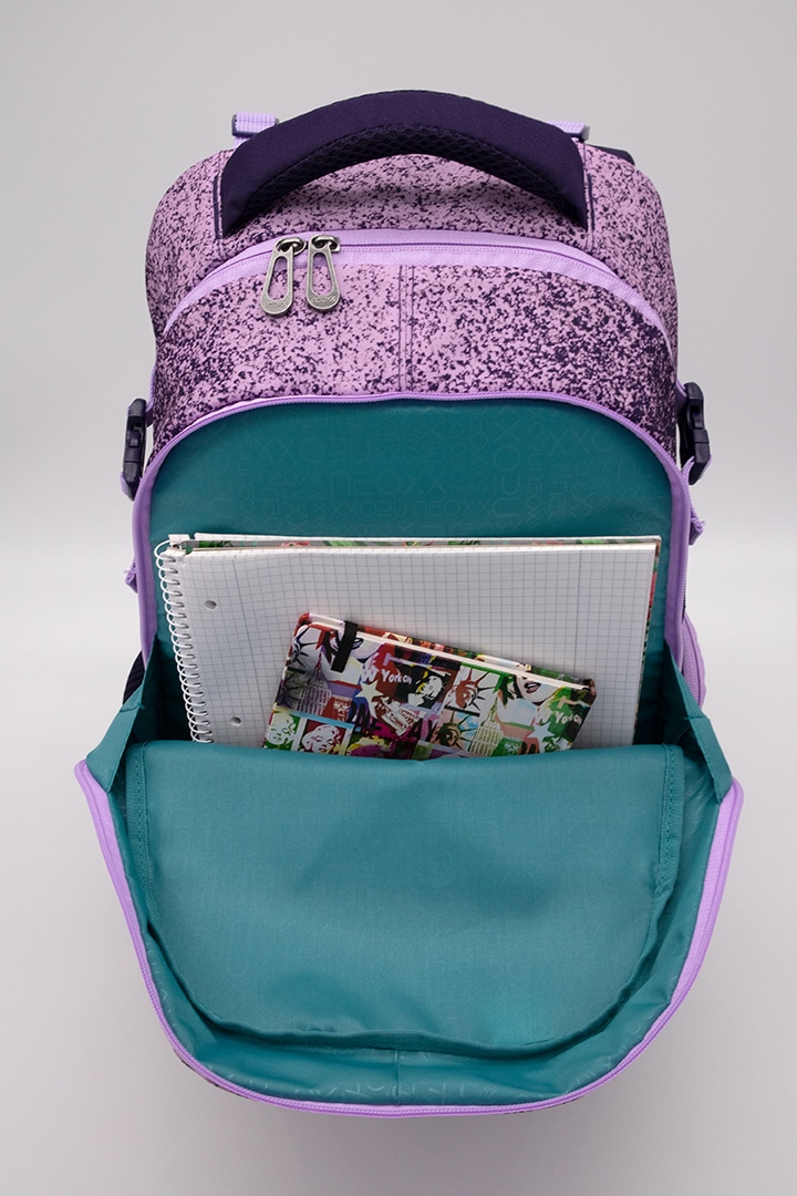 neoxx Schulrucksack »Active, Glitterally perfect«, reflektierende Details, aus recycelten PET-Flaschen