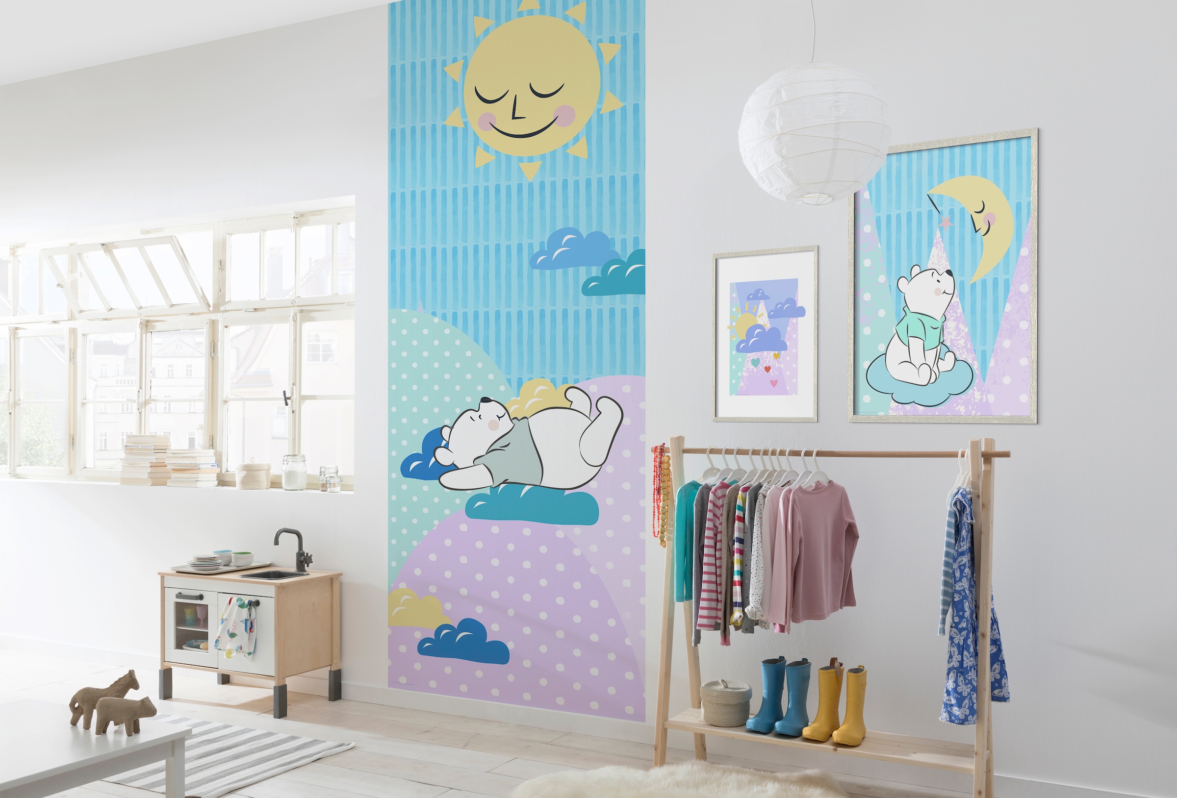 Komar Bild »Winnie the Pooh Moon«, Disney, (1 St.), Wandbild zur Dekoration im Kinderzimmer - ohne Rahmen