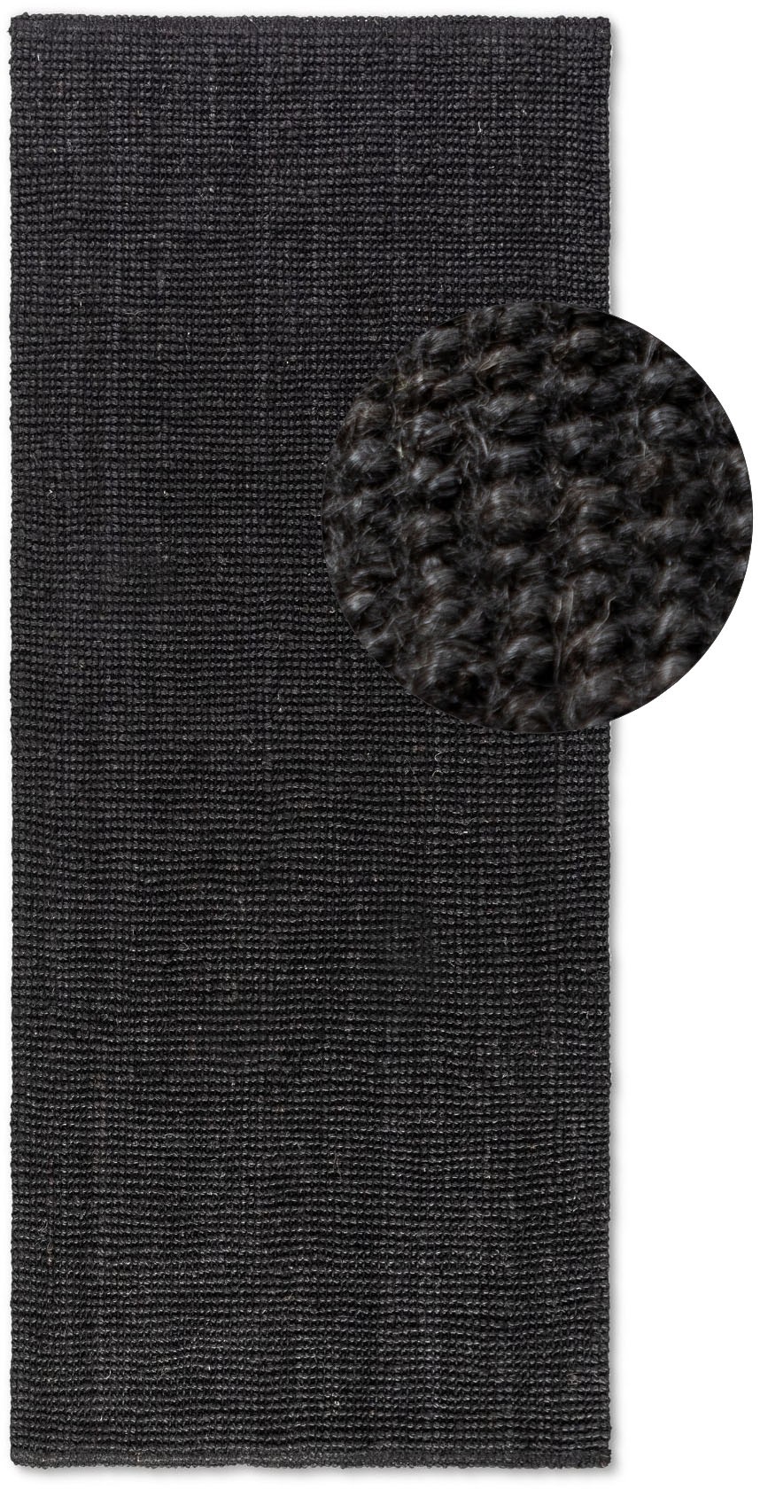 HANSE Home Teppich »Jaipur Juteteppich, als Läufer und in Rund«, rechteckig, 10 mm Höhe, 100% Naturfaser, Wohnzimmer, Esszimmer, Schlafzimmer, GRS