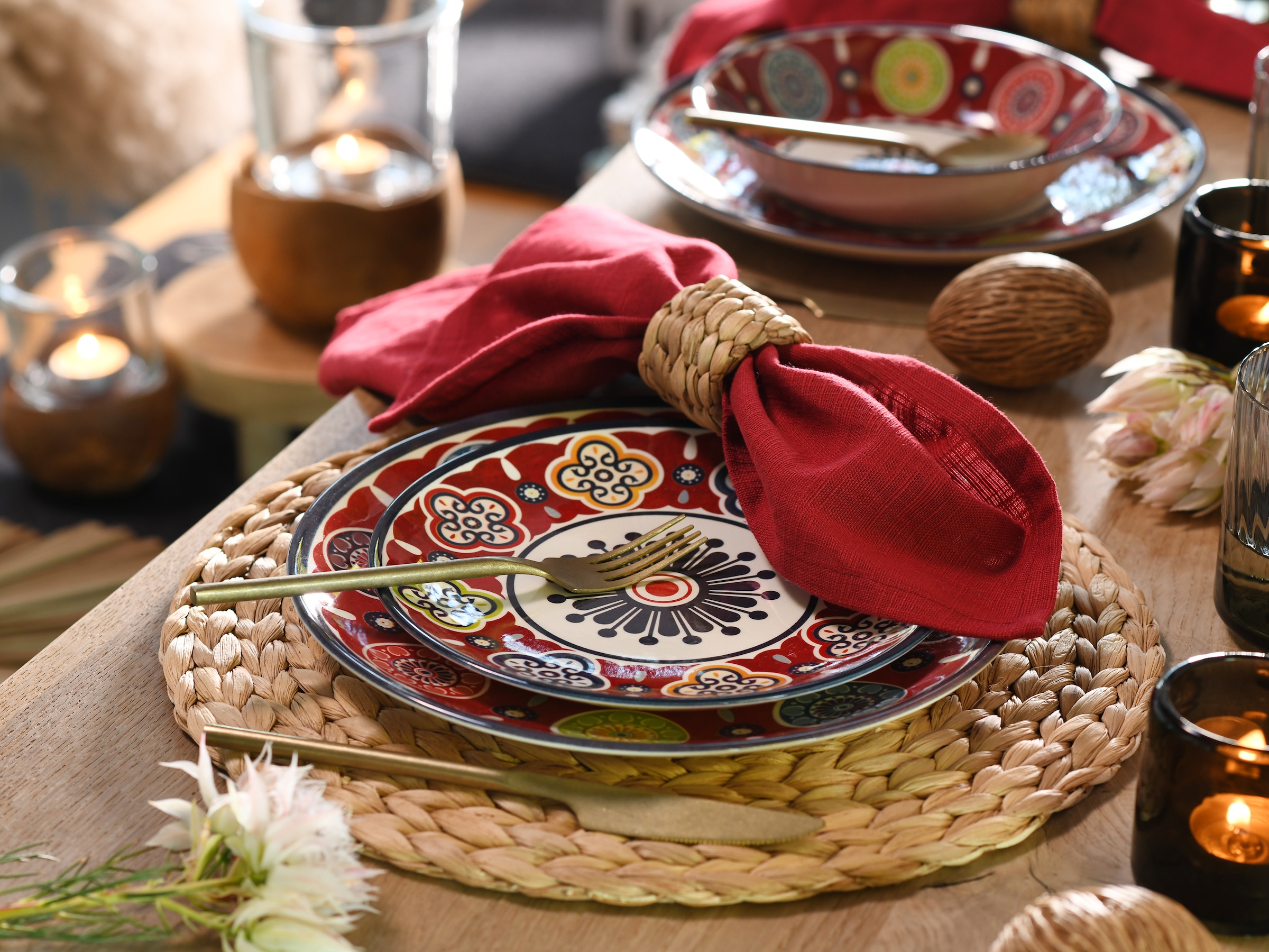 CreaTable Kombiservice »Sumaya, Kombi-Service 16-tlg« Mandala Motive