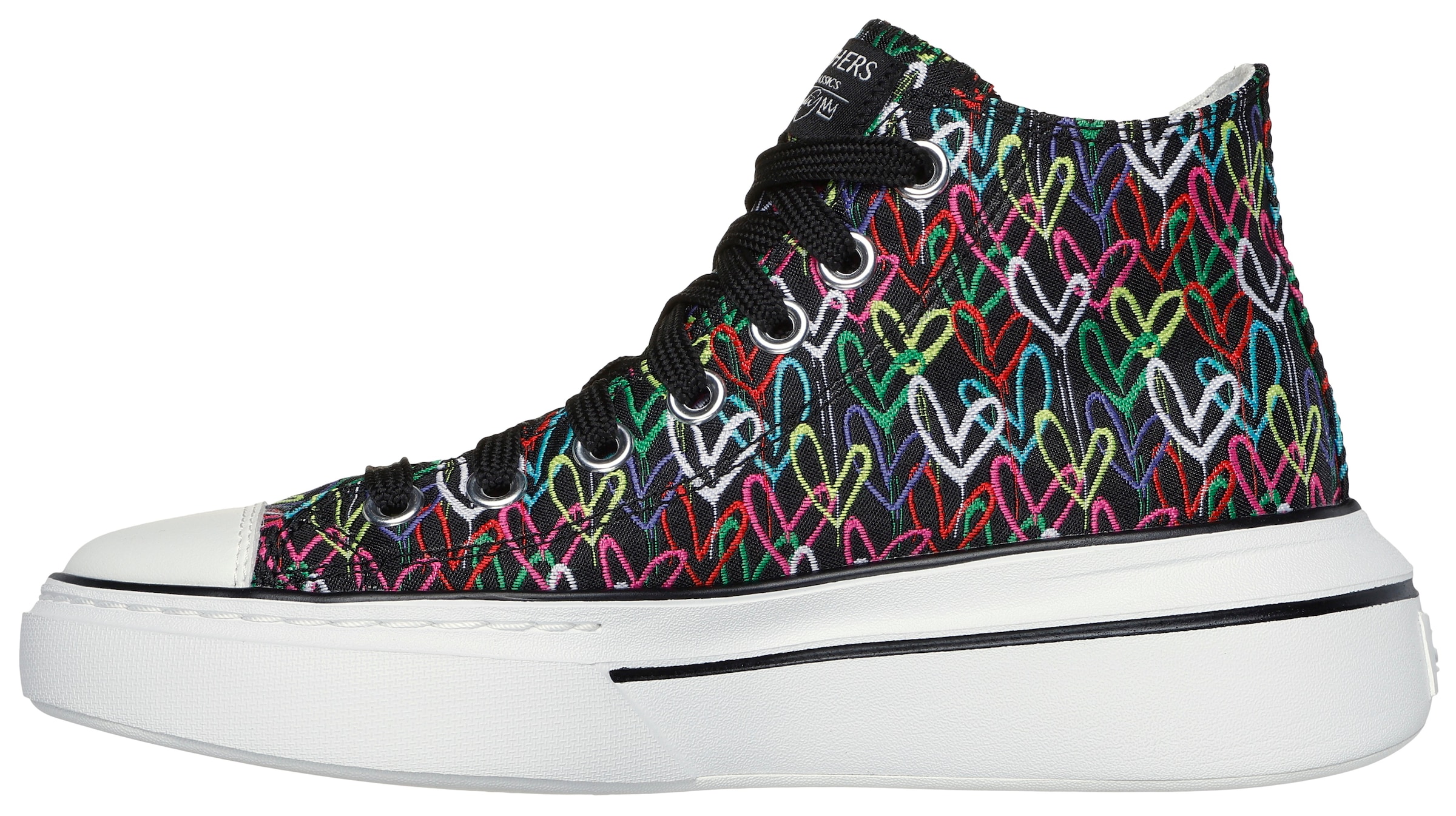 Skechers Sneaker »CORDOVA CLASSIC-LOVE LETTERS«, mit süßem Herzchenprint, Freizeitschuh, Halbschuh, Schnürschuh