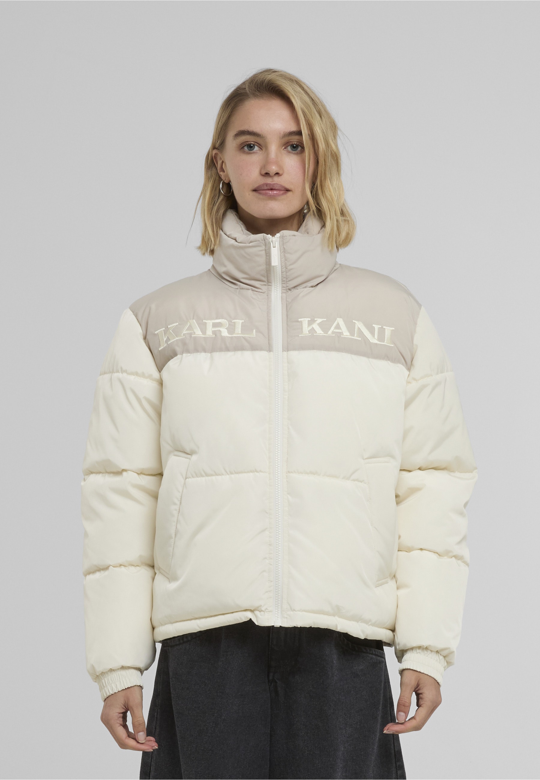 Karl Kani Winterjacke »Karl Kani KK Retro Essential Puffer Jacket« 1 Stk. tlg. ohne Kapuze