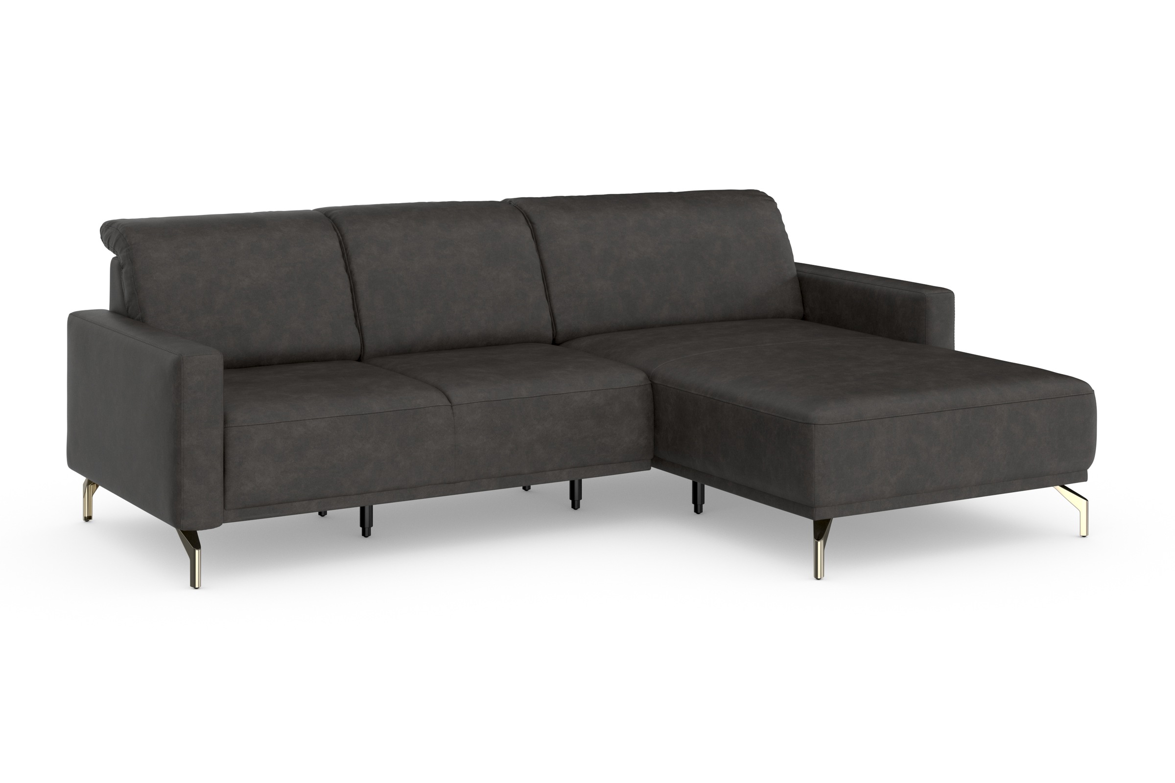 sit&more Ecksofa »Bailando L-Form«, wahlweise mit Kopfteilverstellung und Vorziehsitz, motorisch