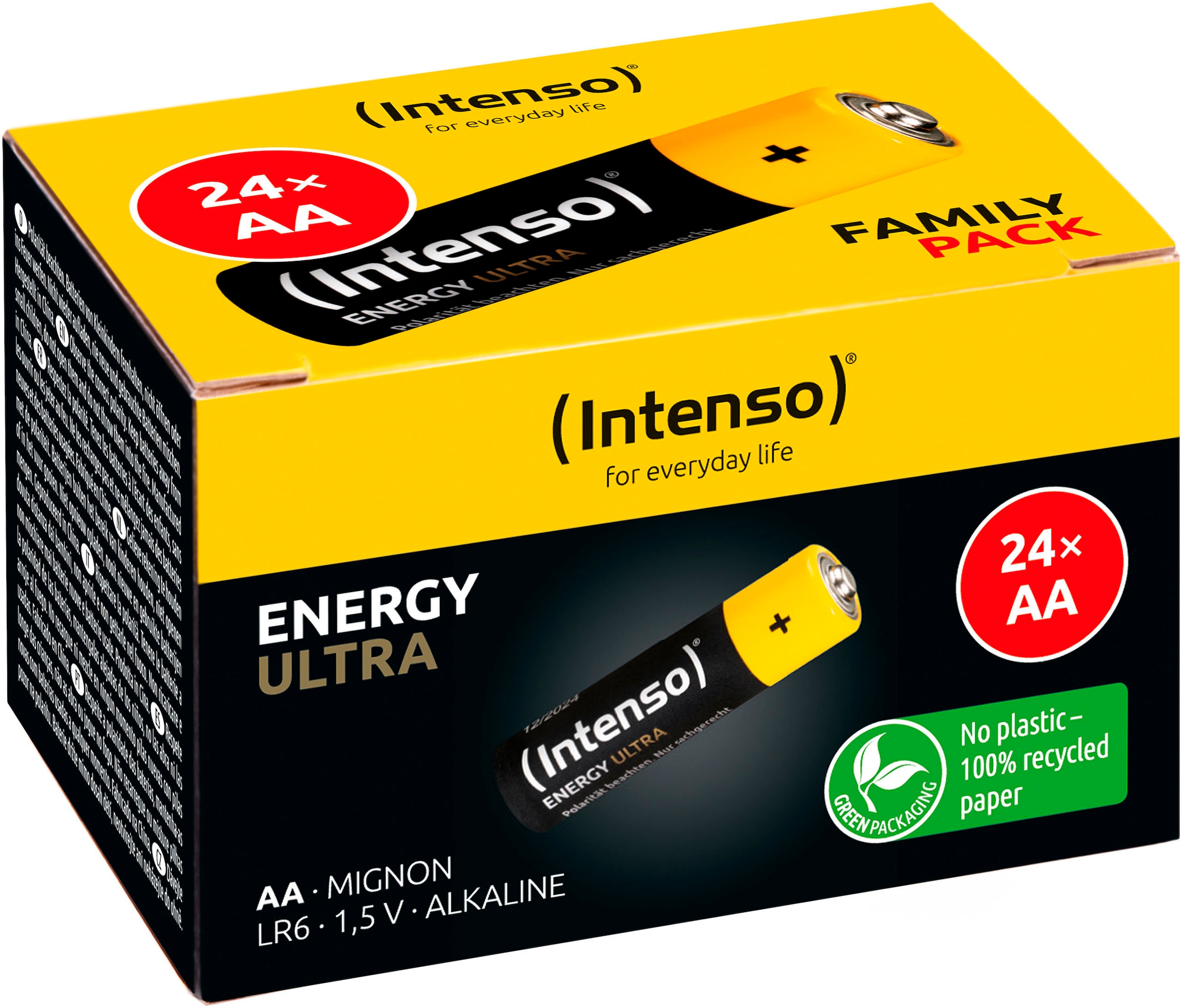 Intenso Batterie »7501824«, LR6, 1,5 V, (Packung, 24 St.)