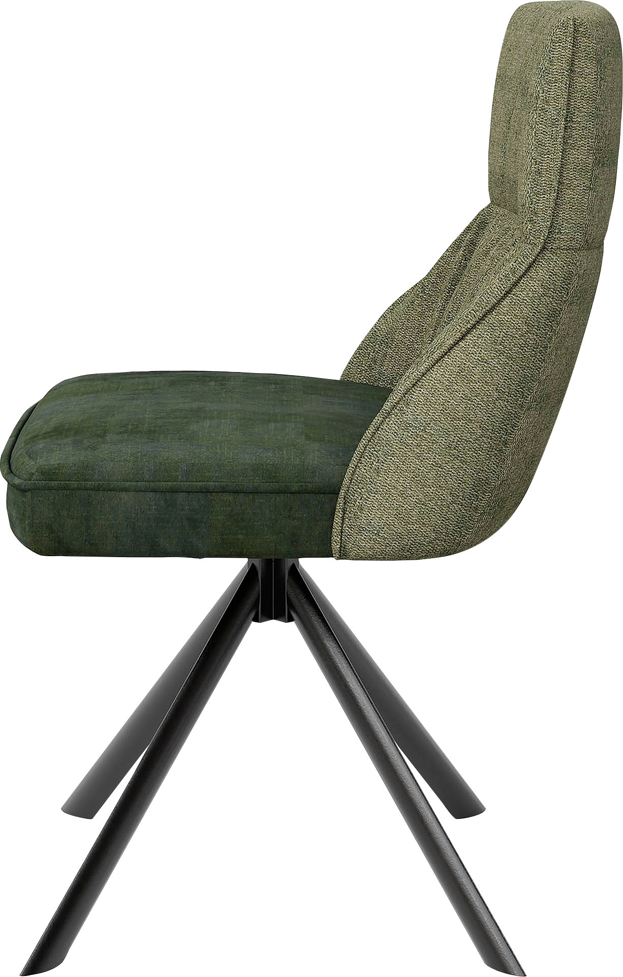 byLIVING Esszimmerstuhl »California«, (Set), 2 St., Samtstoff Velvet-Webstoff, 2er-Set, mit Taschenfederkern, 180 Grad drehbar mit Rückholfunktion