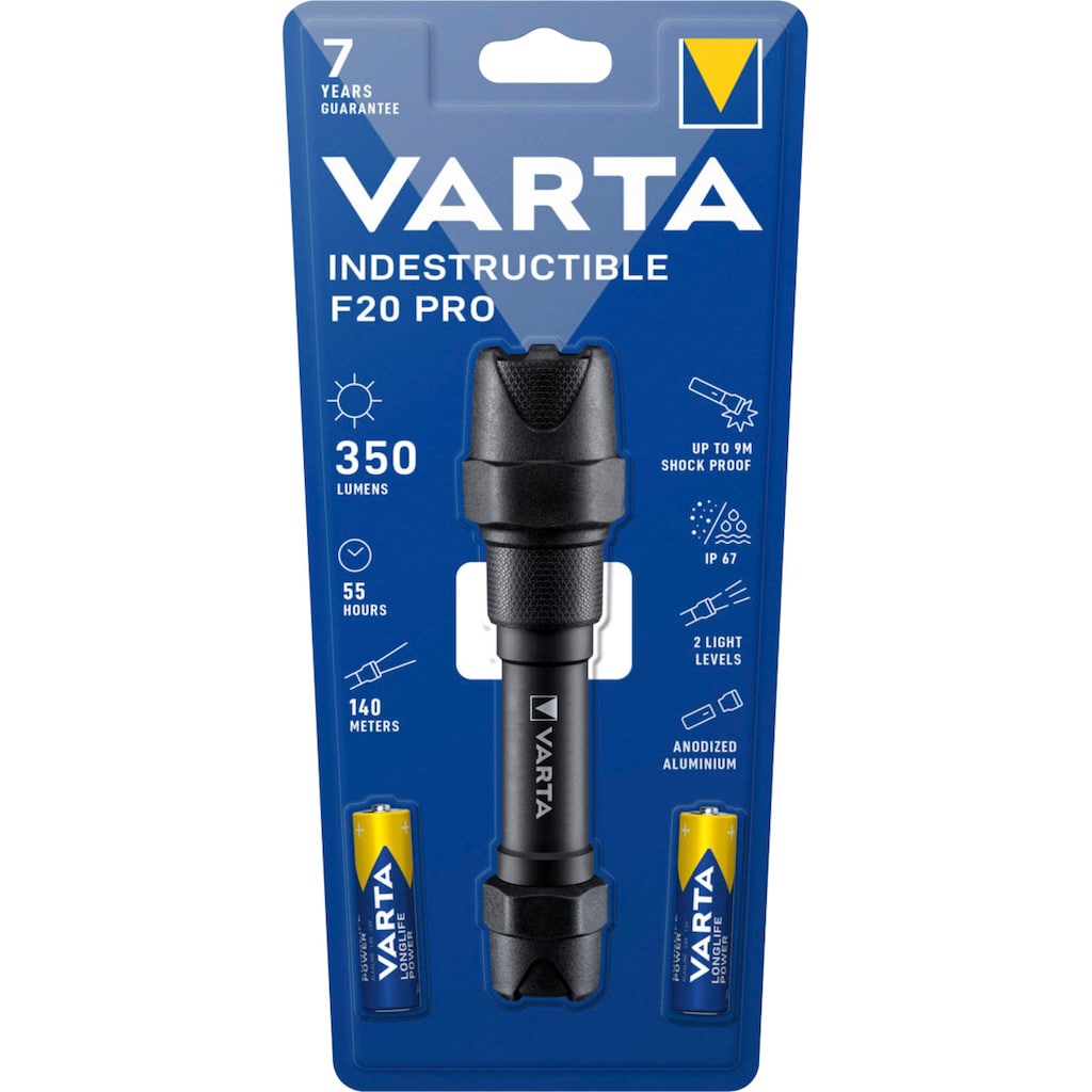 VARTA Taschenlampe »Indestructible F20 Pro 6 Watt LED«