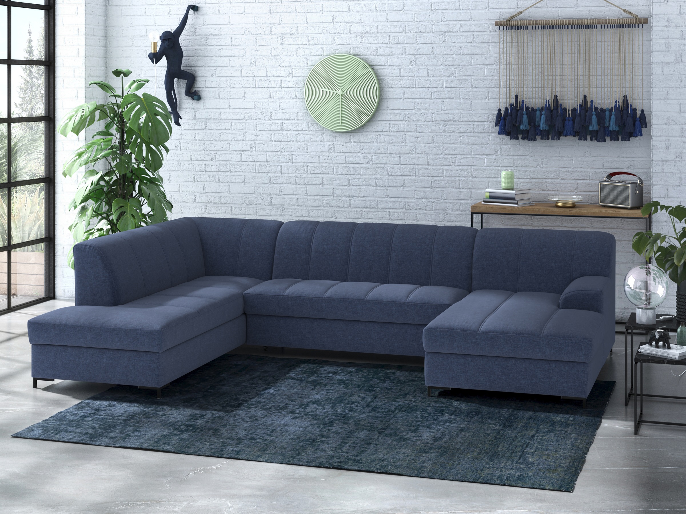 Home affaire Wohnlandschaft »Balme, moderne Formensprache, zeitloses Design günstig online kaufen