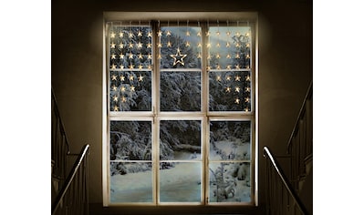 LED-Lichtervorhang »Weihnachtsdeko aussen«, 80 St.-flammig