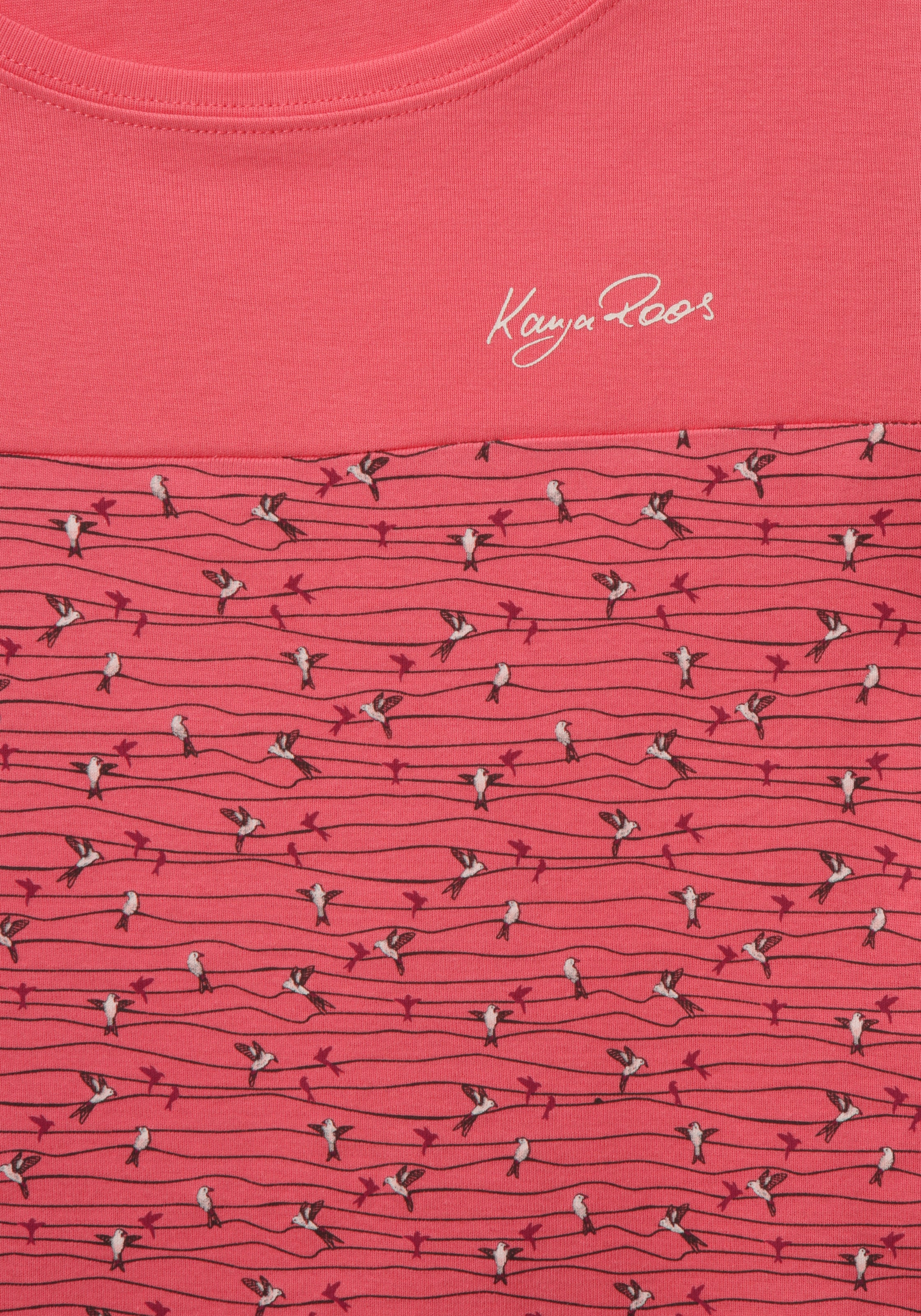 KangaROOS Langarmshirt Langarm,  sehr figurbetont,  aus Baumwolle