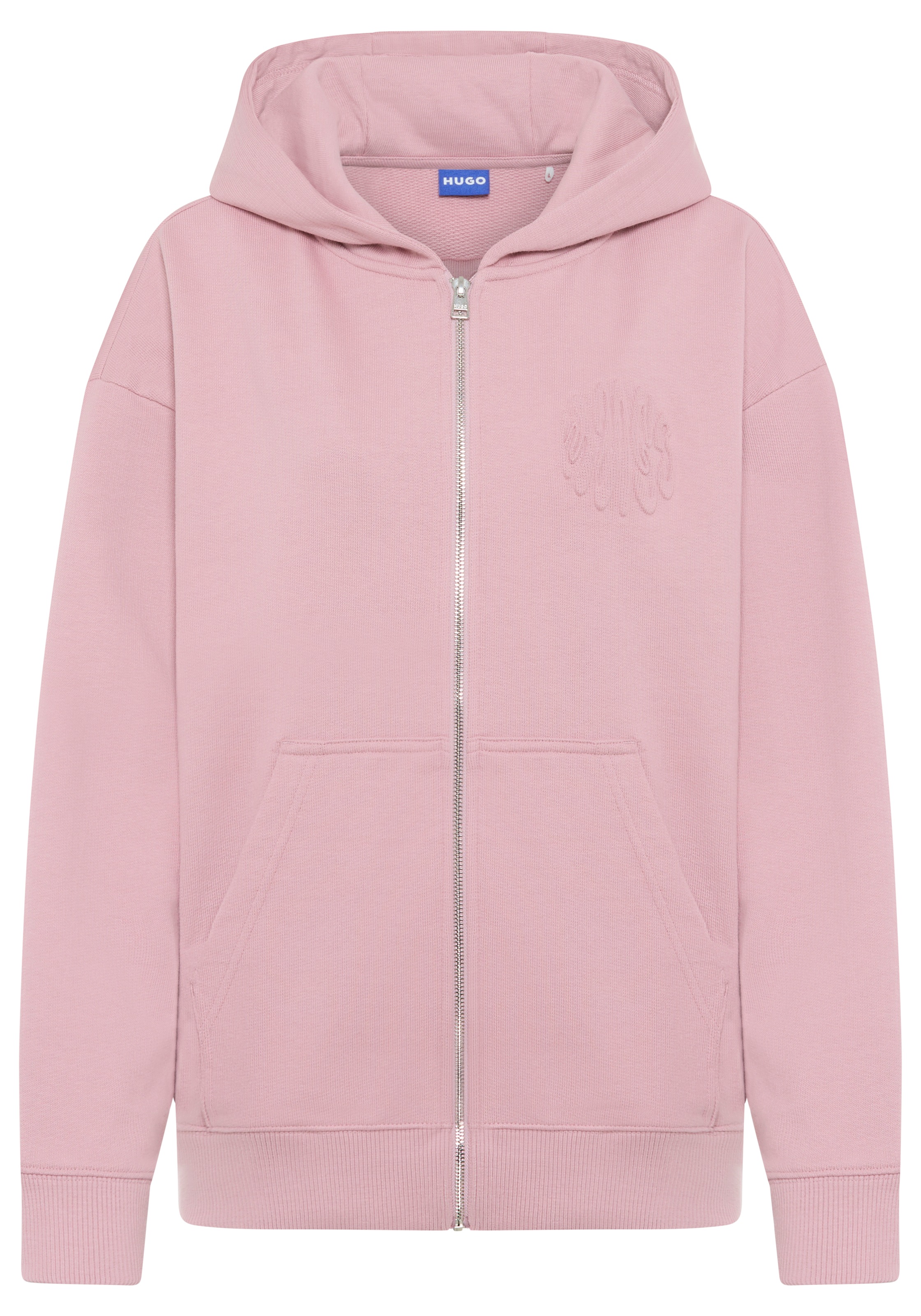 HUGO Blue Kapuzensweatjacke »Doa« aus Baumwolle, Oversize Fit