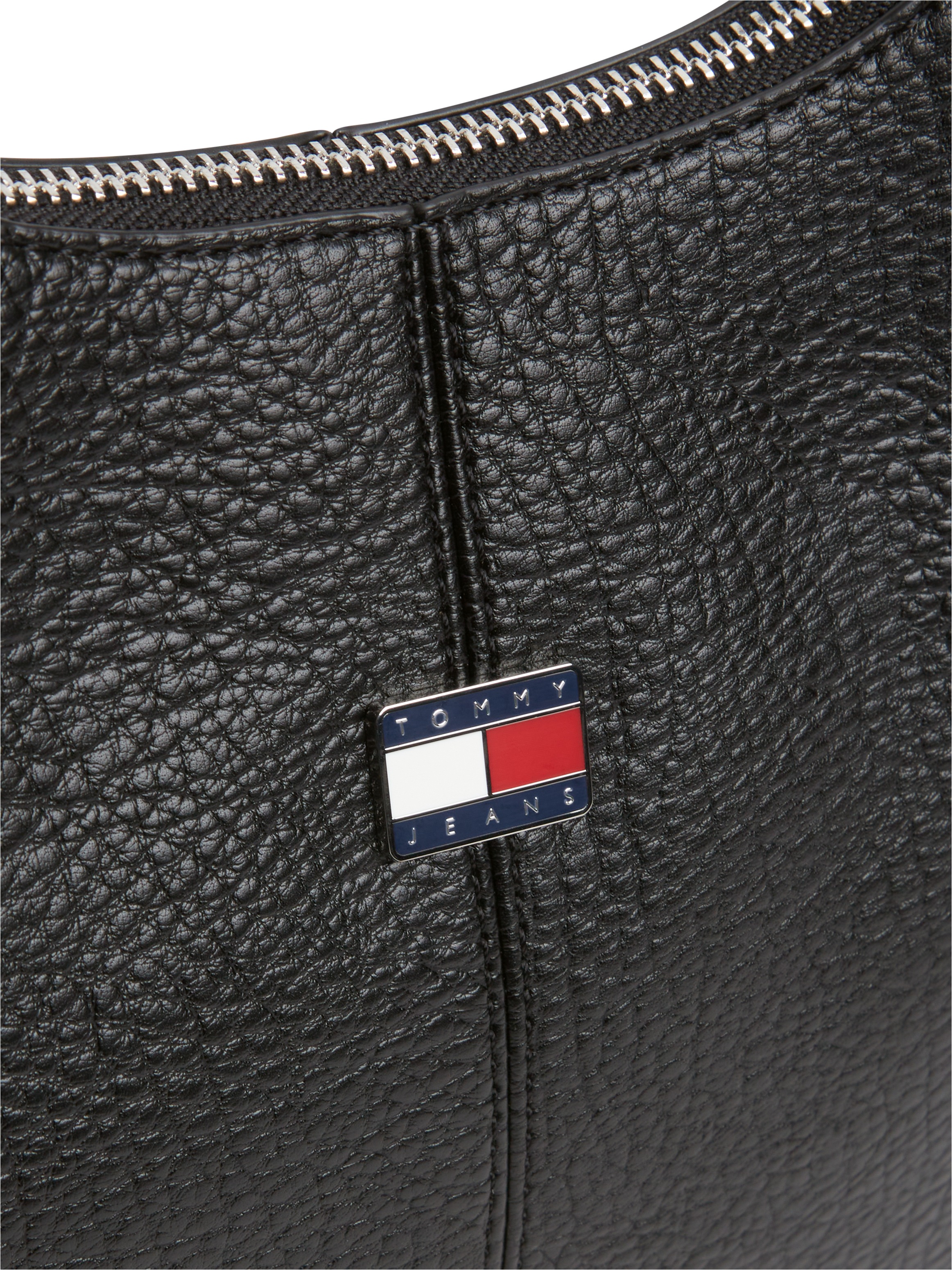 Tommy Jeans Hobo »TJW SLOUCHY CITY HOBO« Damen Handtasche, Schultertasche mit Logoflaggen-Accessoires
