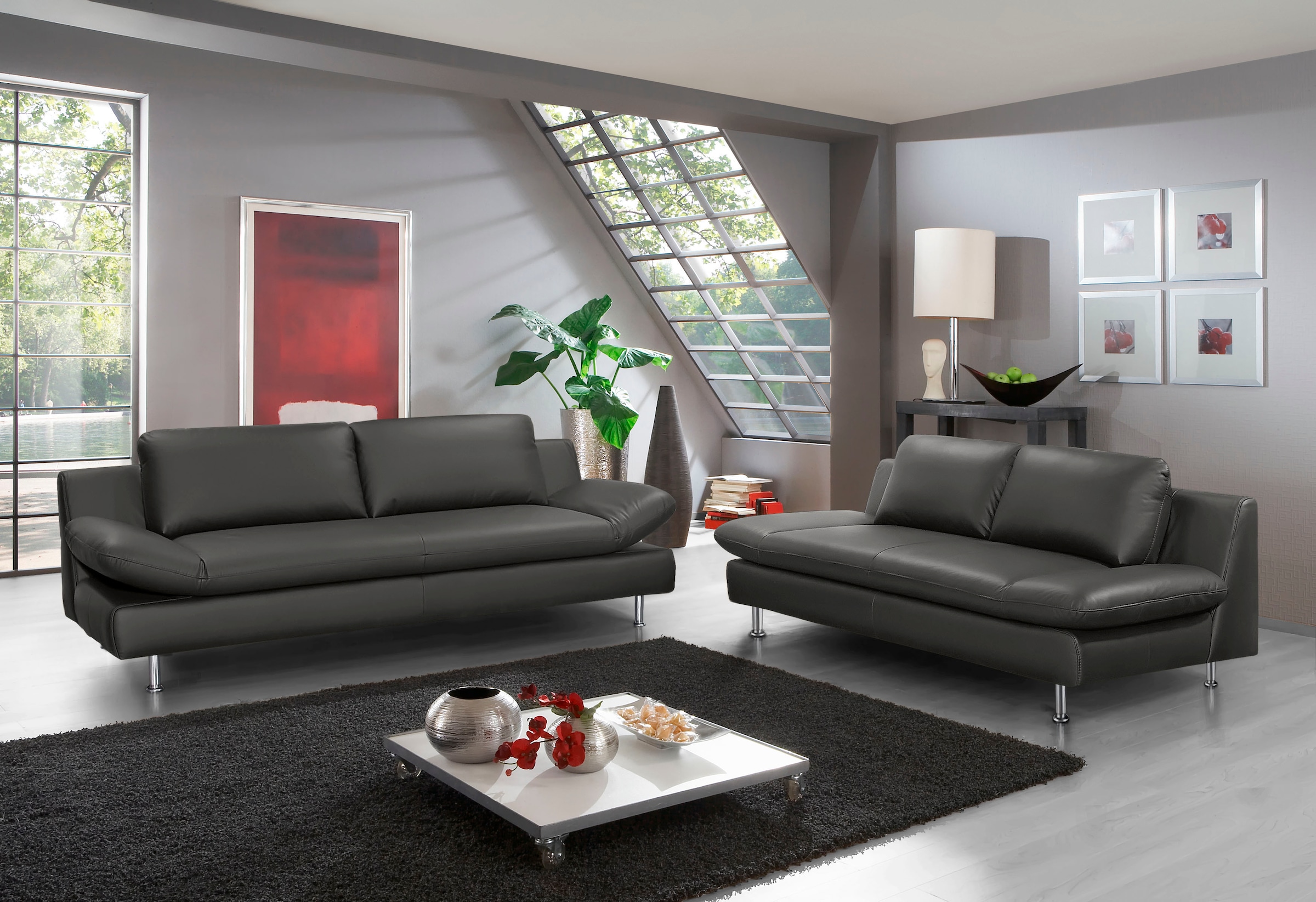 PLACES OF STYLE Polstergarnitur »Redding« Set, 2 Stk. tlg. bestehend aus 2- günstig online kaufen