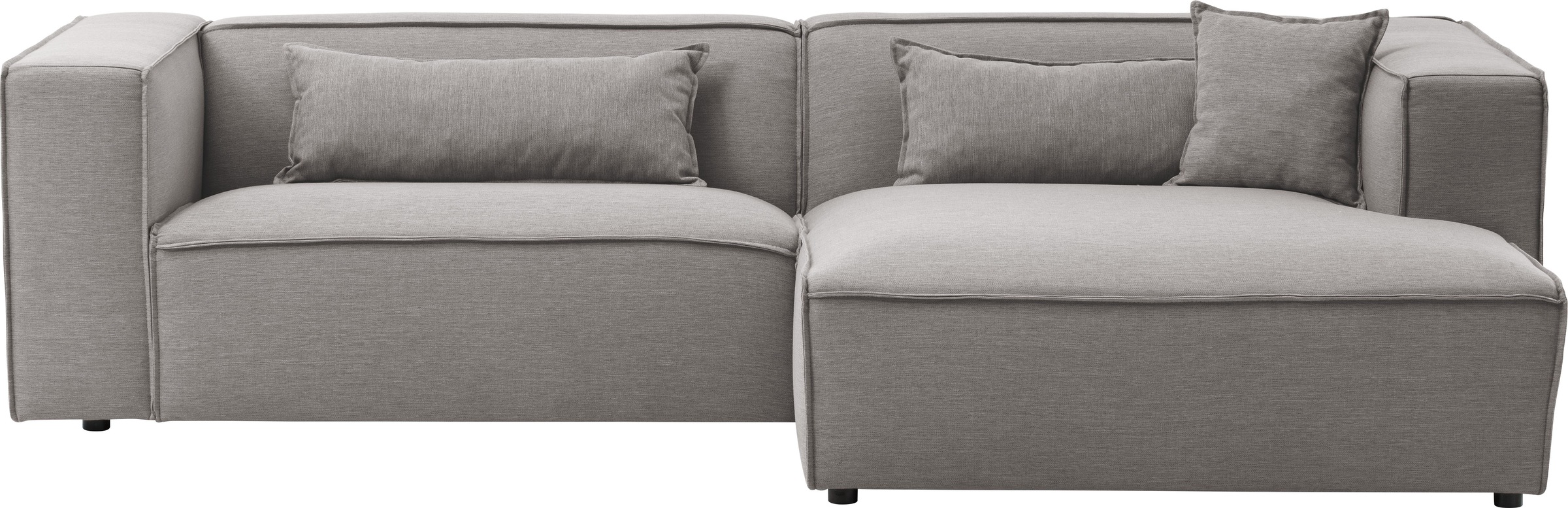 LeGer Home by Lena Gercke Ecksofa »PIARA mit Kedernaht, Cord, Leinenoptik o günstig online kaufen