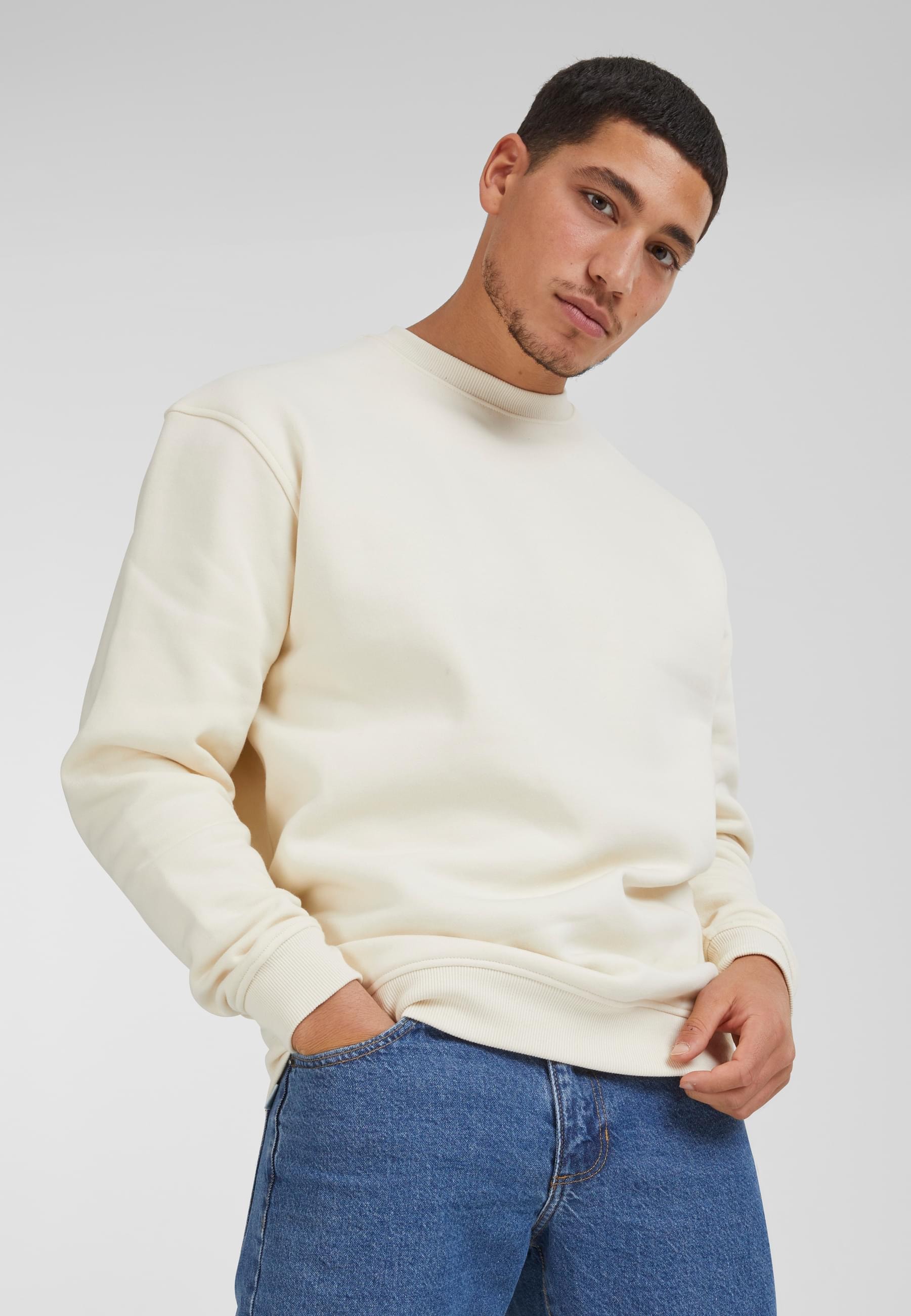 URBAN CLASSICS Rundhalspullover »Urban Classics Herren Crewneck Sweatshirt« 1 Stk. tlg.