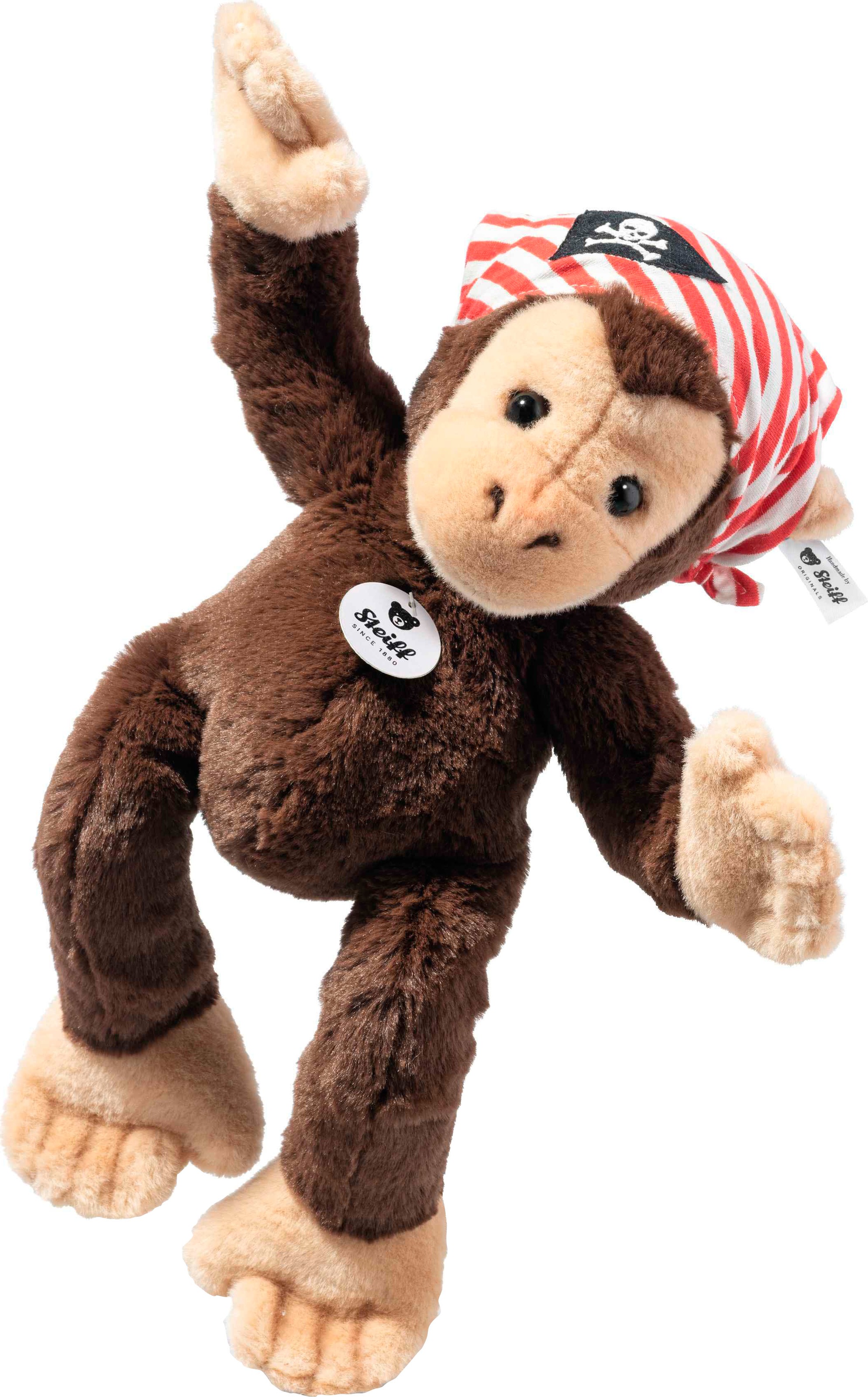 Steiff Kuscheltier »Teddies for tomorrow Scotty Schlenker-Affe«, aus recycelten PET Flaschen