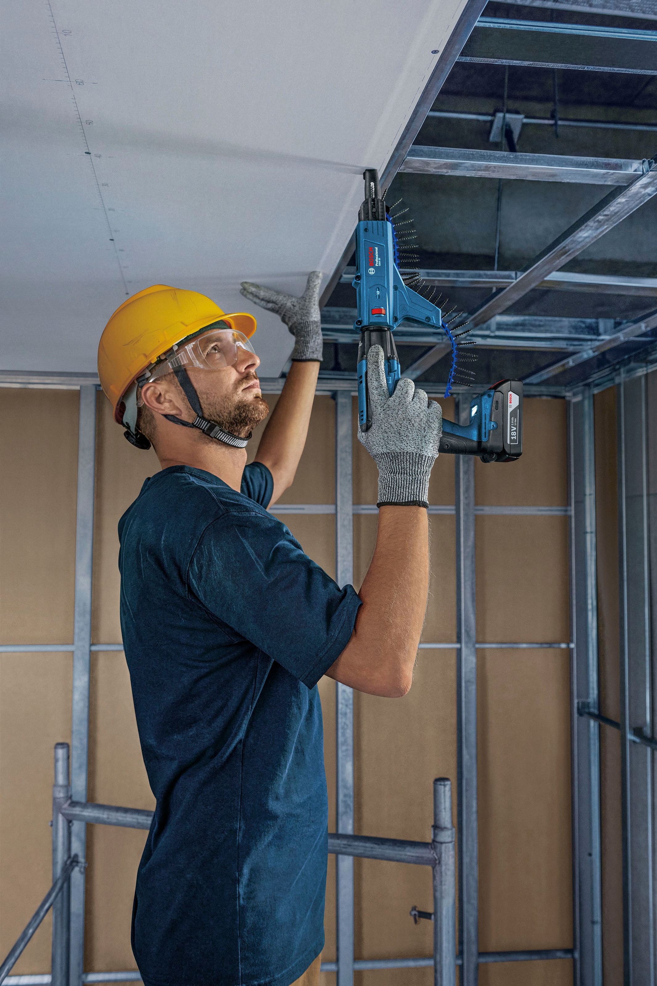 Bosch Professional Akku-Trockenbauschrauber »GTB 18V-45 (solo;«, ohne Akku, ohne Ladegerät